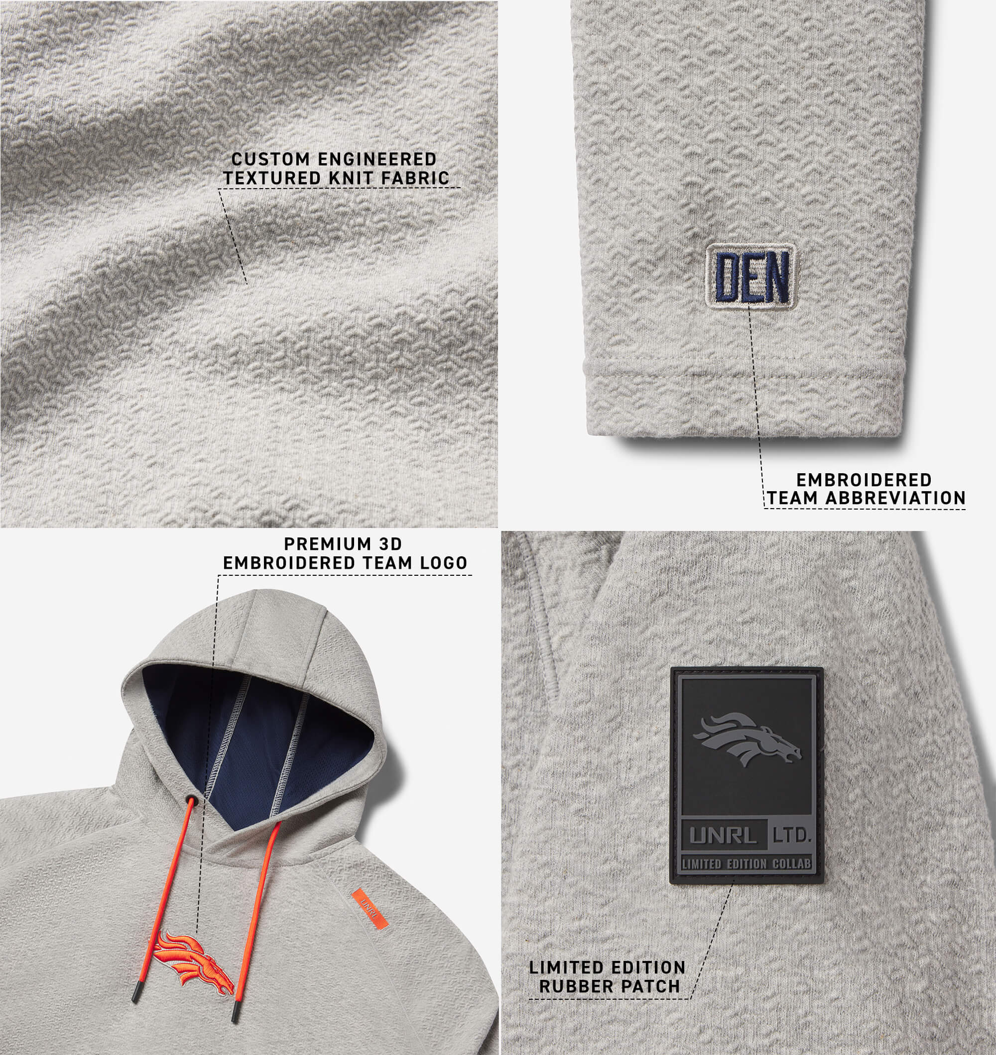 UNRL x Broncos Elevation Hoodie