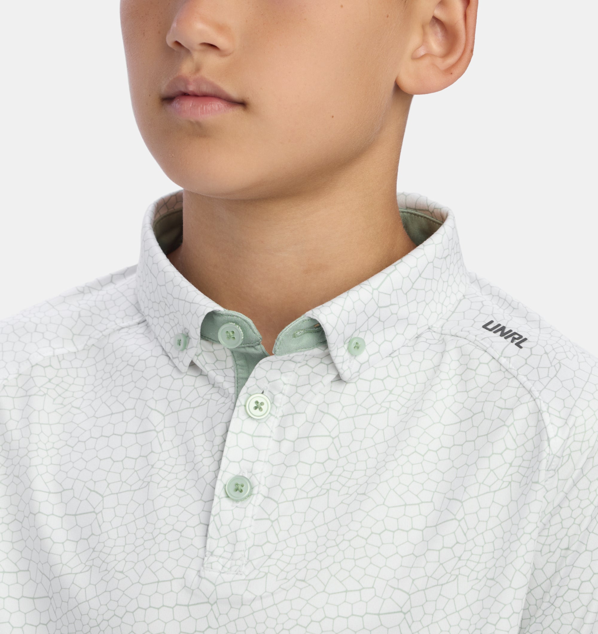 UNRL Men's Youth Cayman Polo Shirt in Green UNRL Men's Youth Cayman Polo Shirt in Green