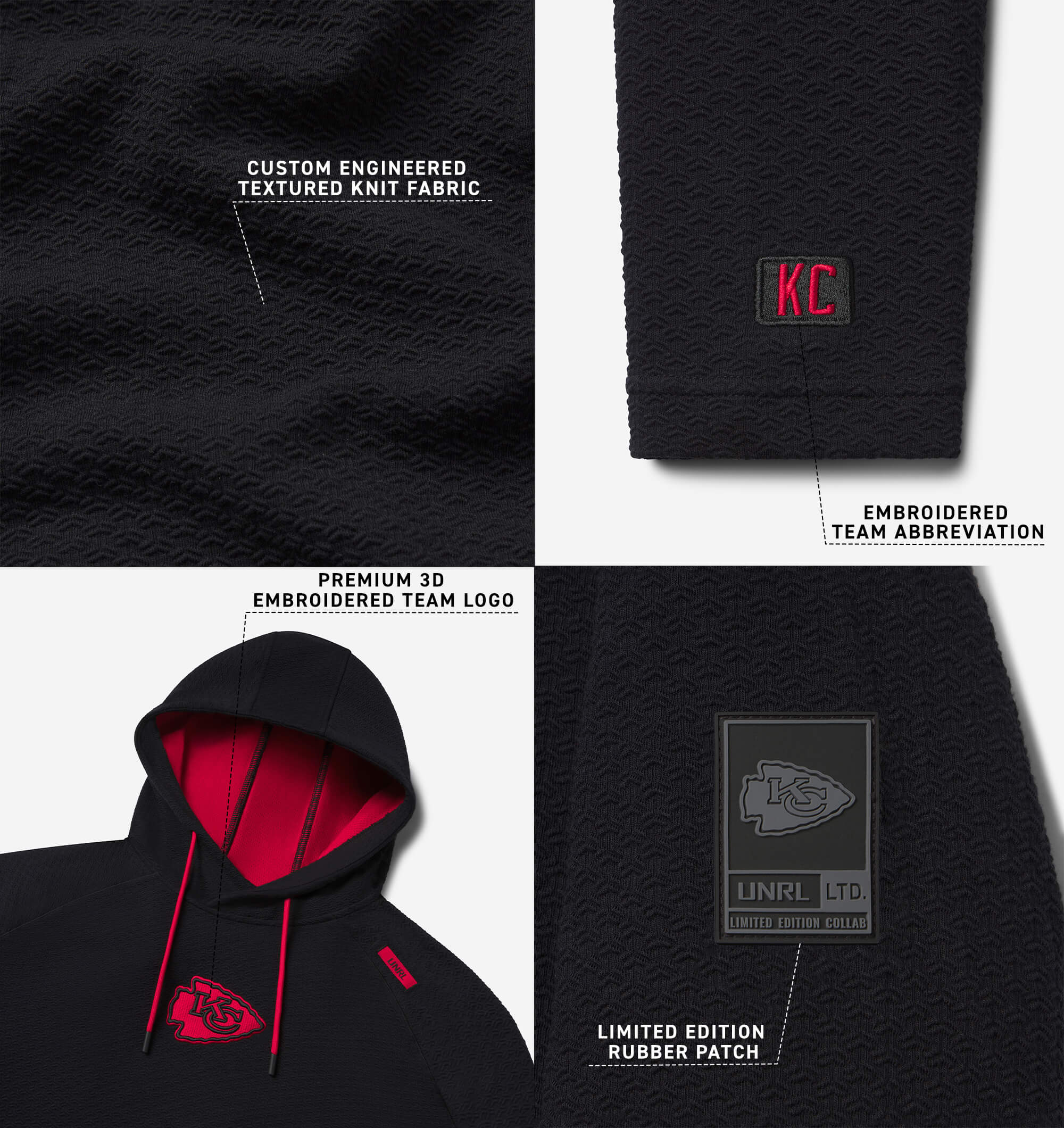 UNRL x Chiefs Elevation Hoodie