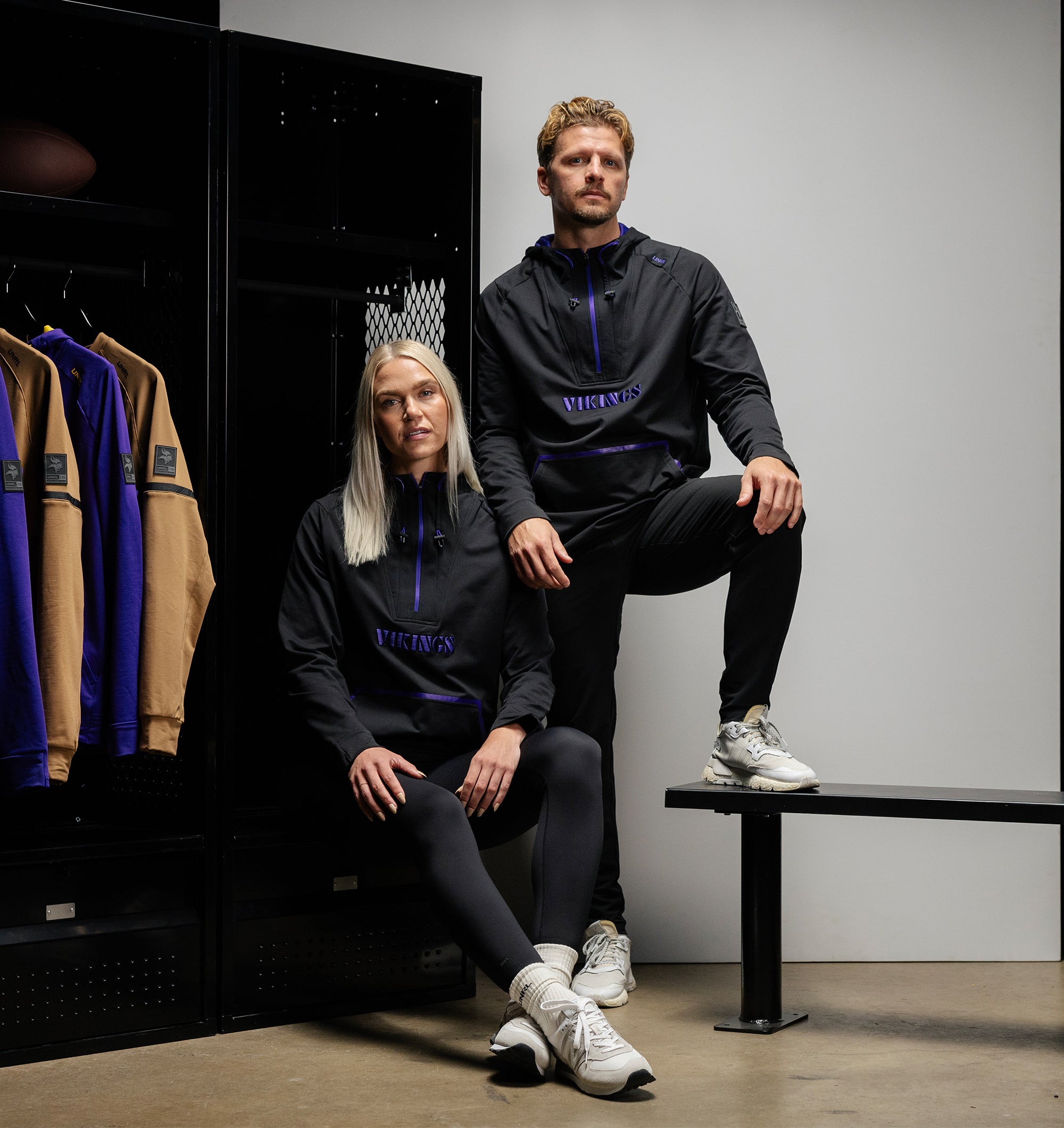 UNRL x Vikings Crossover Half-Zip Hoodie