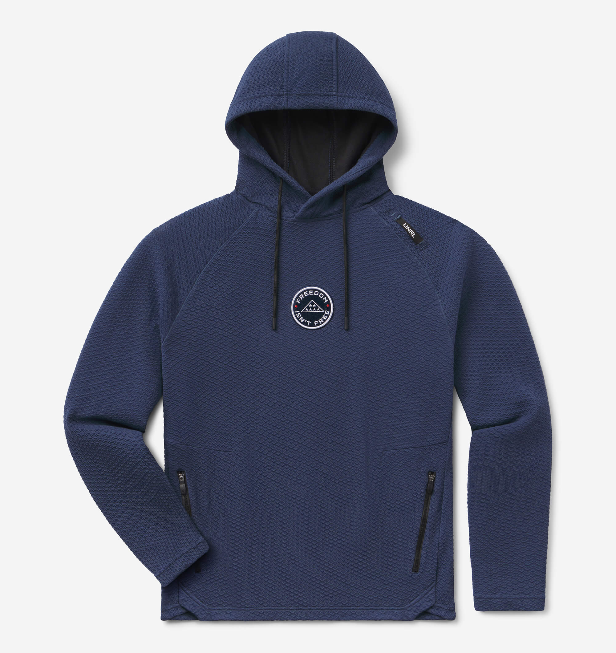 UNRL x Folds of Honor Elevation Hoodie Men's Harbor Blue Hoodie