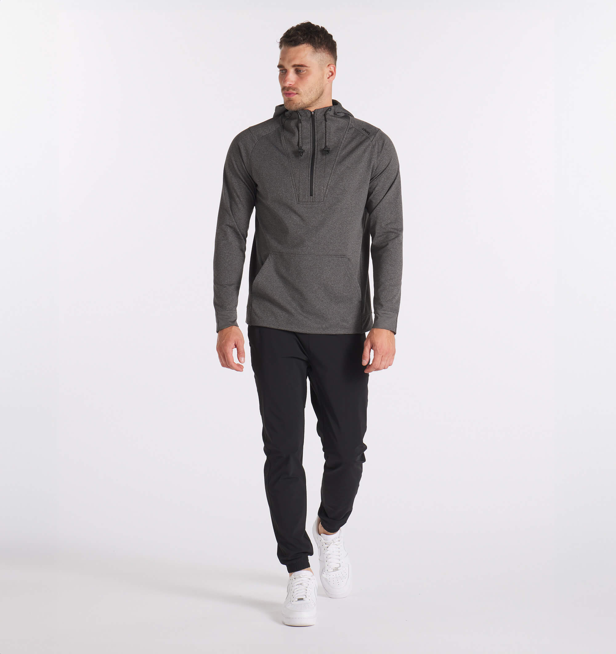 Crossover Half-Zip Hoodie