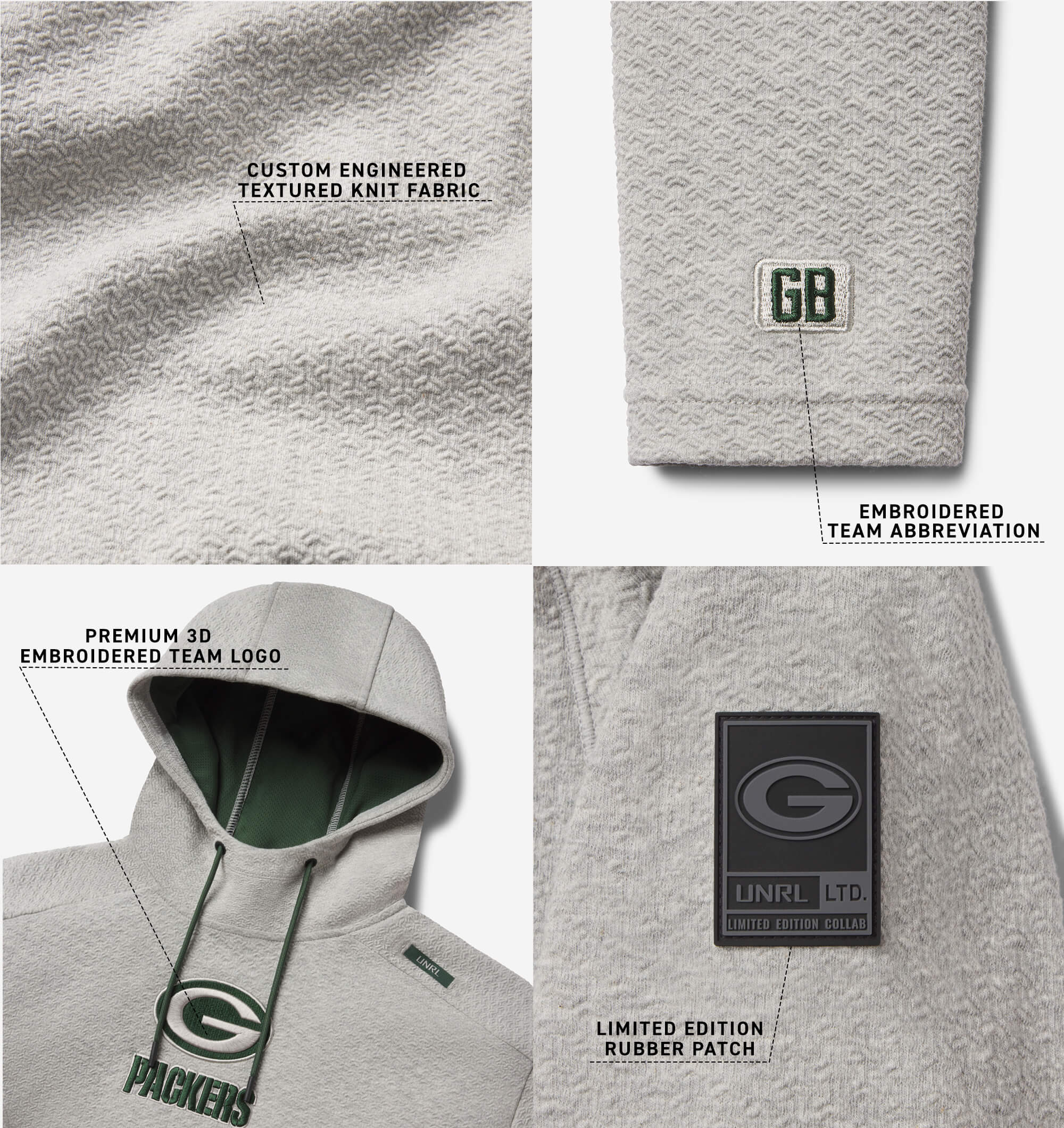 UNRL x Packers Ascend Hoodie