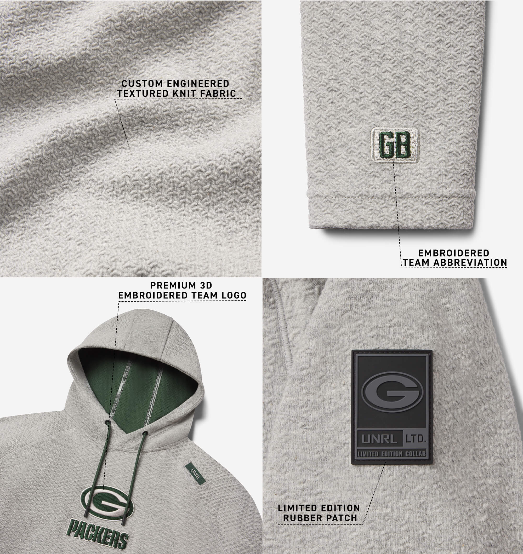 UNRL x Packers Elevation Hoodie