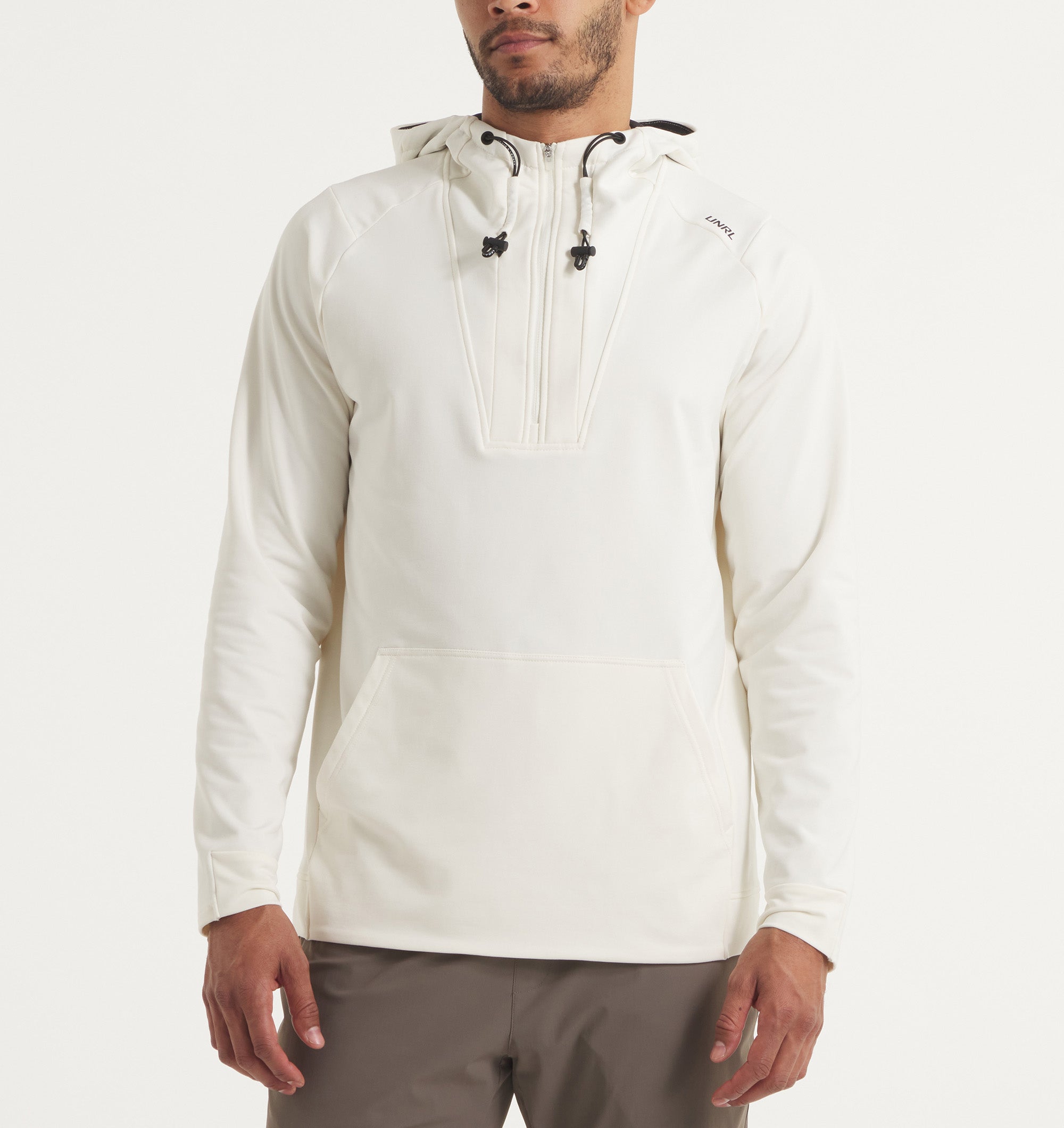 Crossover Half-Zip Hoodie