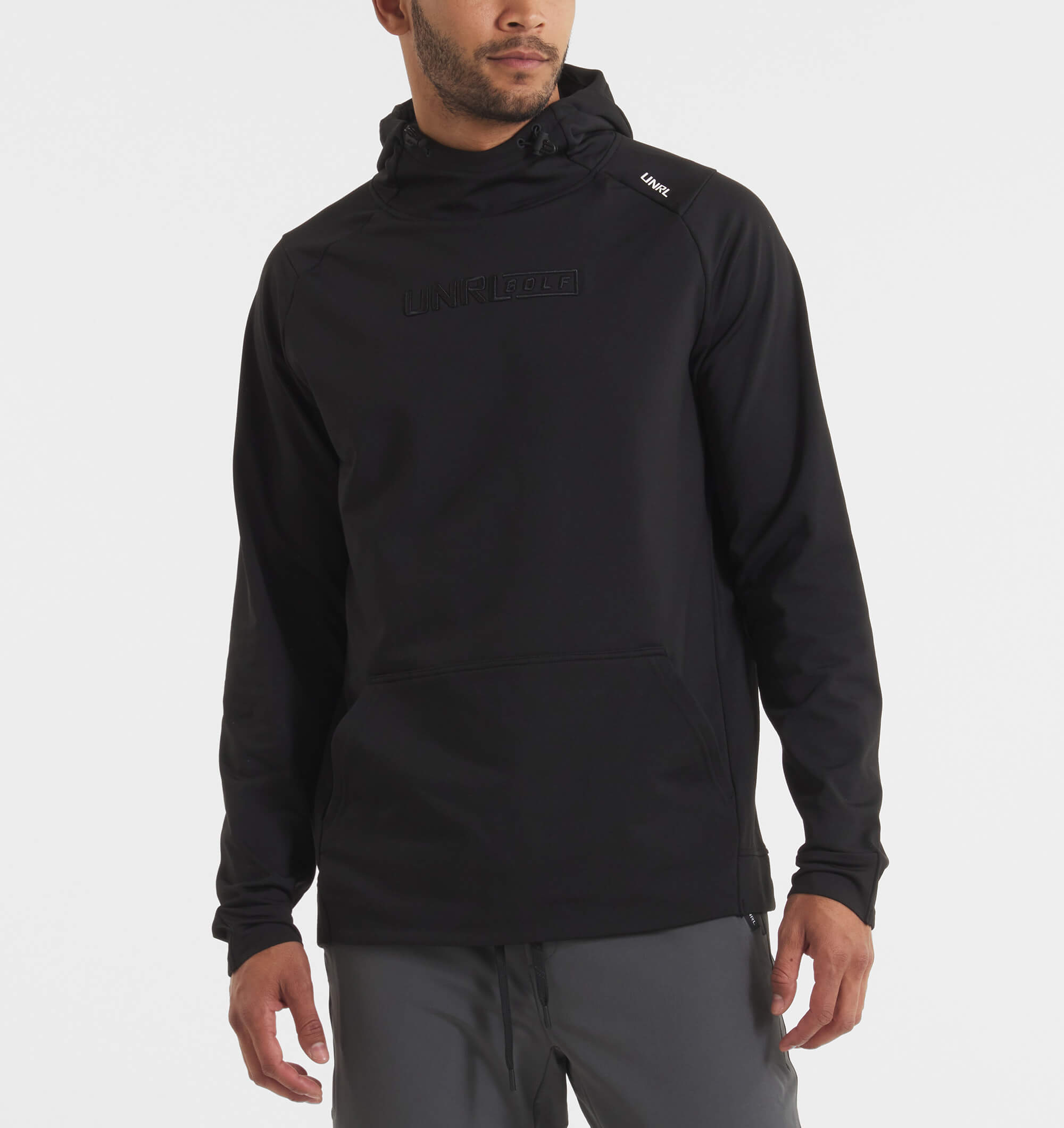 Crossover Hoodie II [Golf] | Men's Black Hoodie – UNRL