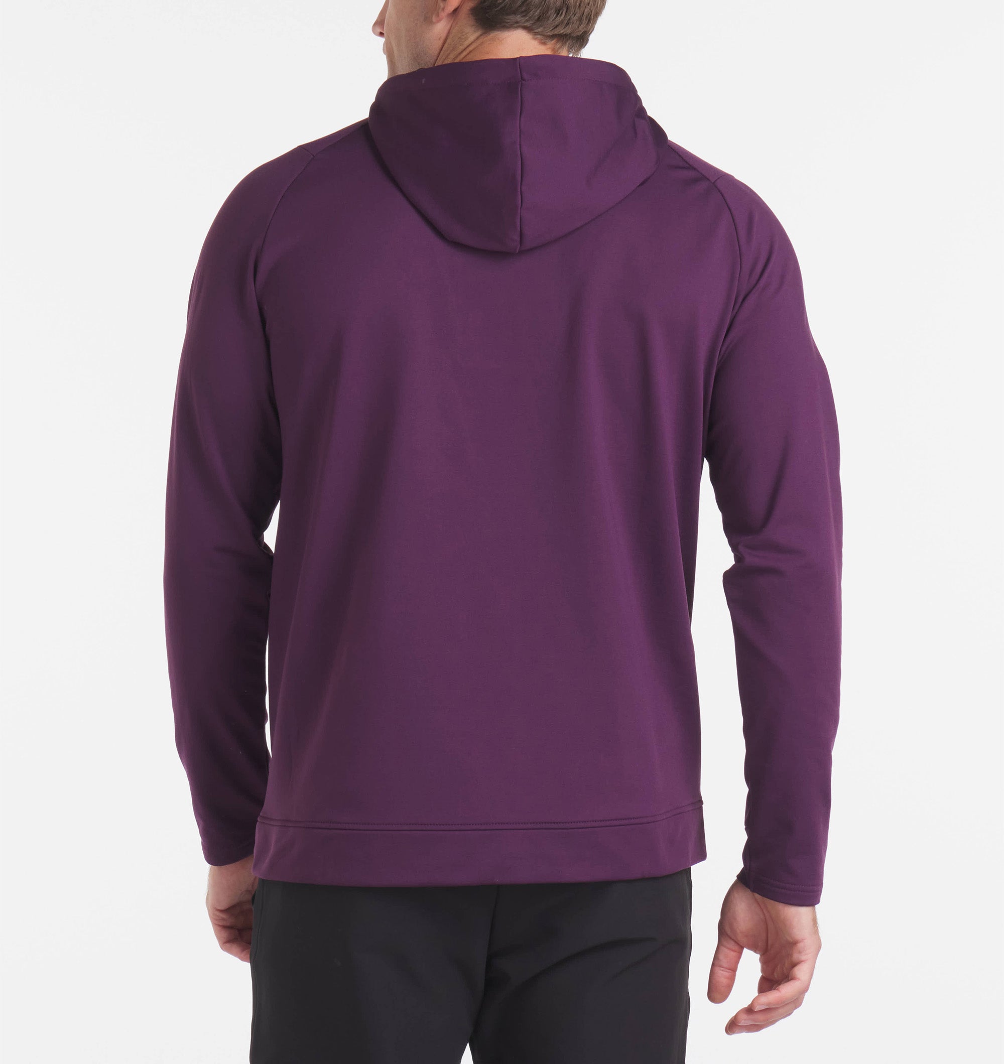 Crossover Half-Zip Hoodie