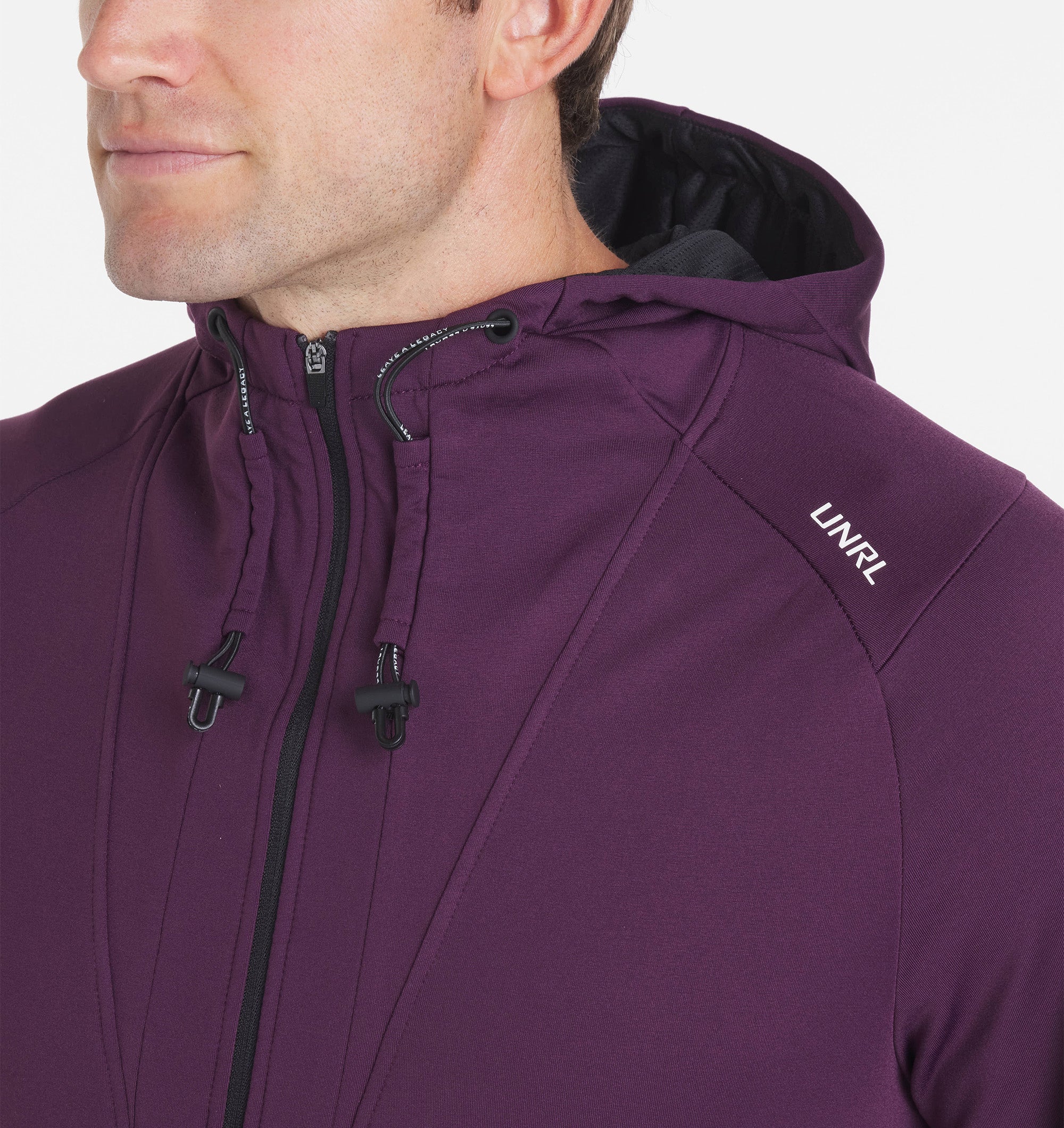 Crossover Half-Zip Hoodie
