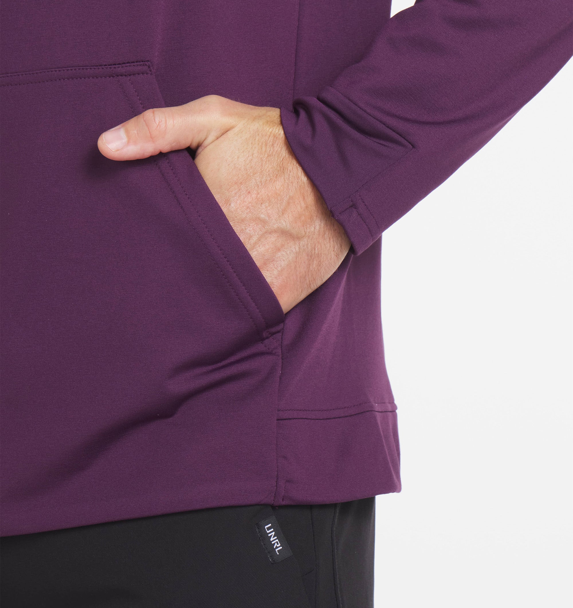 Crossover Half-Zip Hoodie