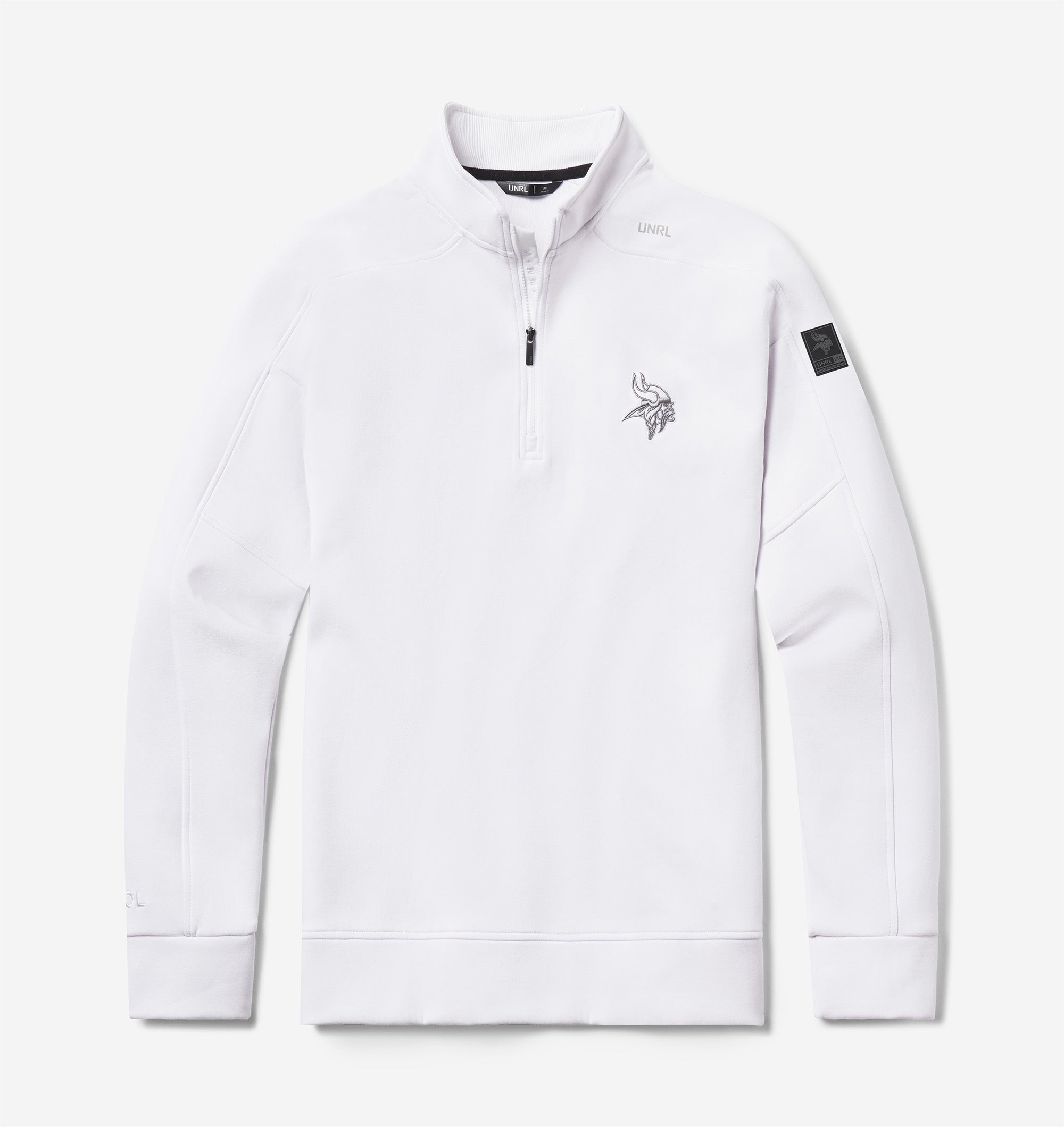 UNRL x NFL Minnesota Vikings Outbound Quarter Zip Whiteout