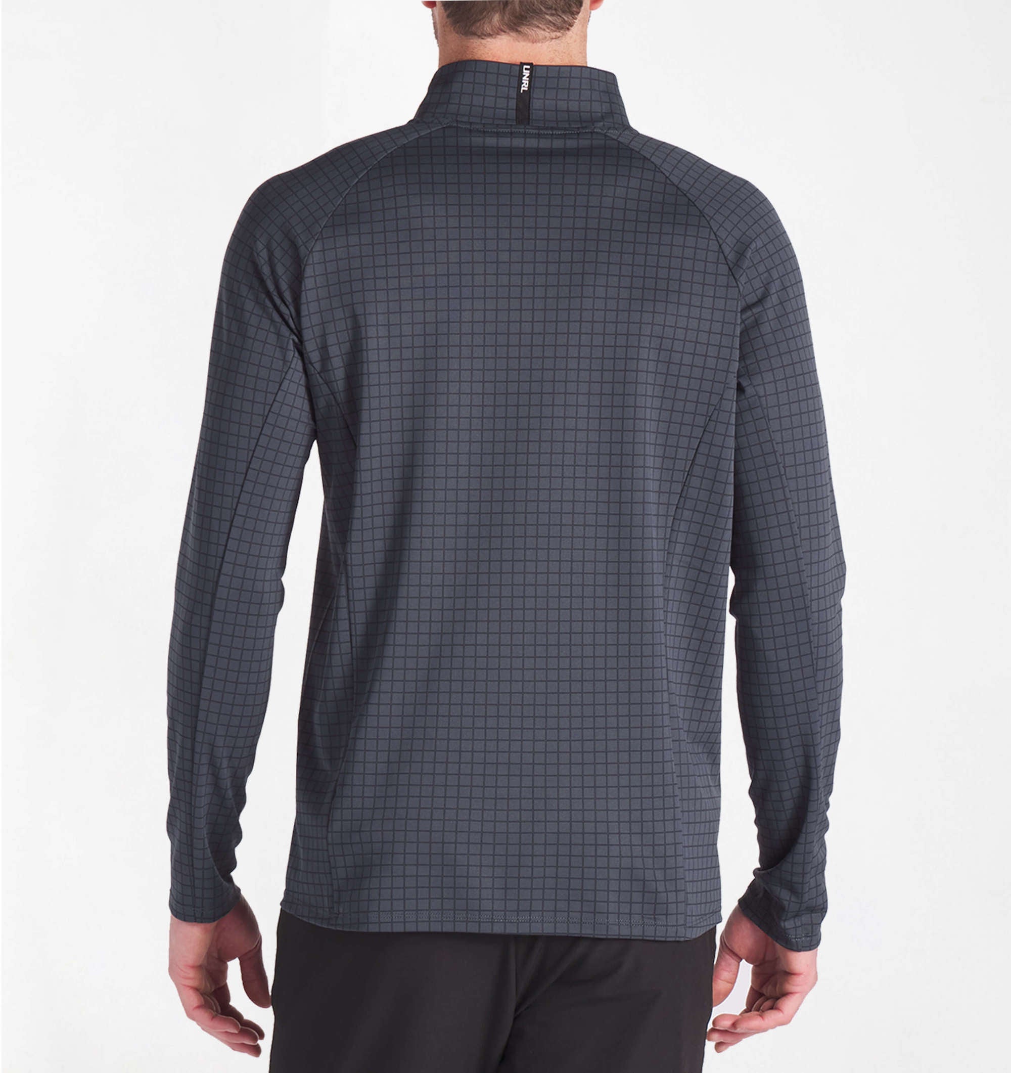 Highlands Quarter Zip - Iron Plaid - UNRL