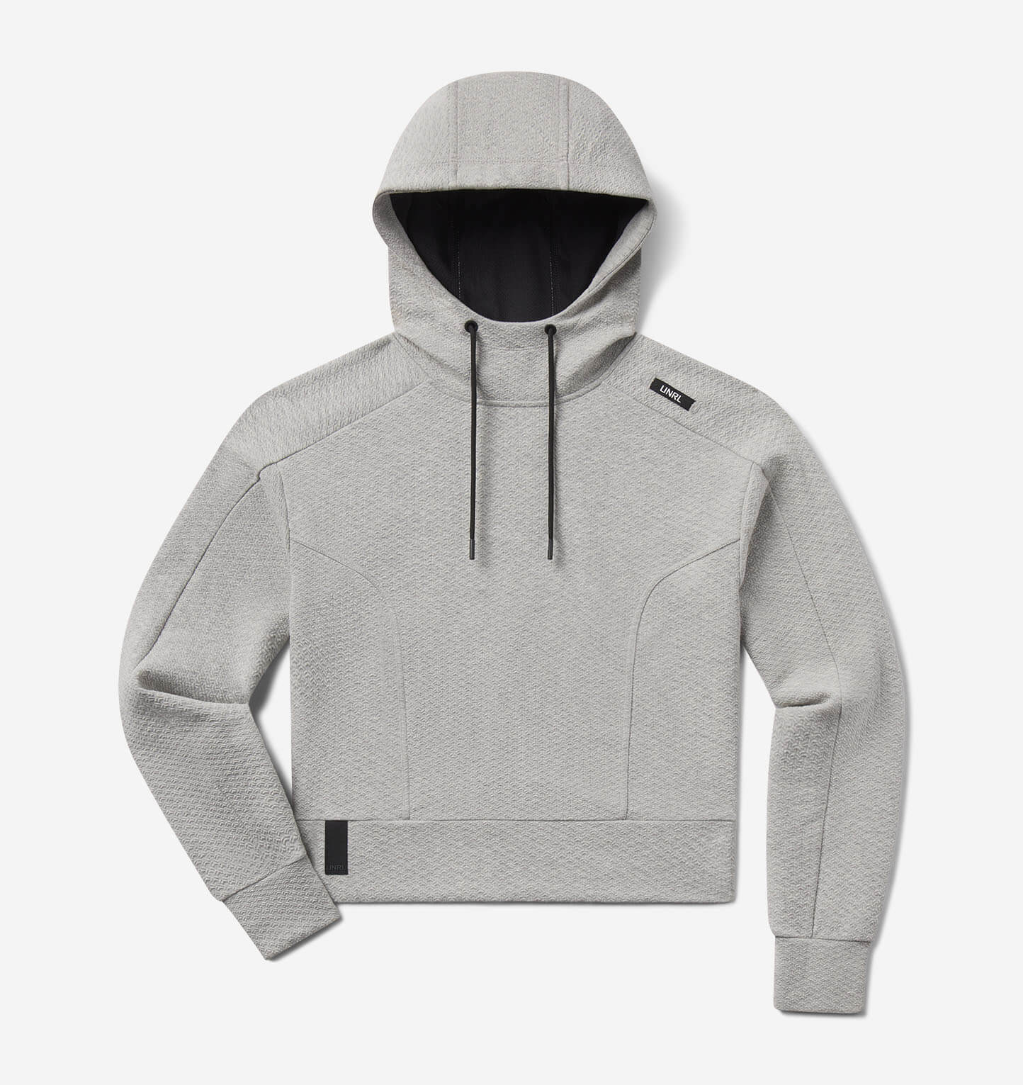 【eLLa】bonding clione pullover (gray) Men's Light Gray Quarter Zip | Holderness & Bourne