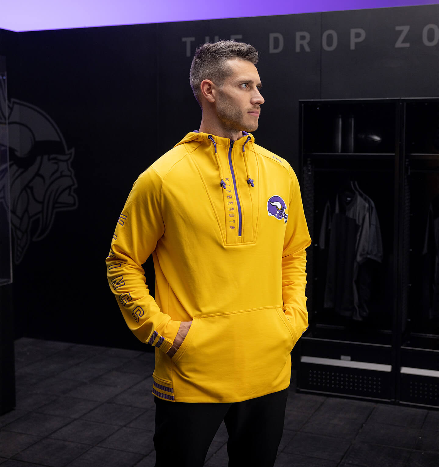 UNRL x Minnesota Vikings Crossover Half - Zip No. 5 - XS - UNRL