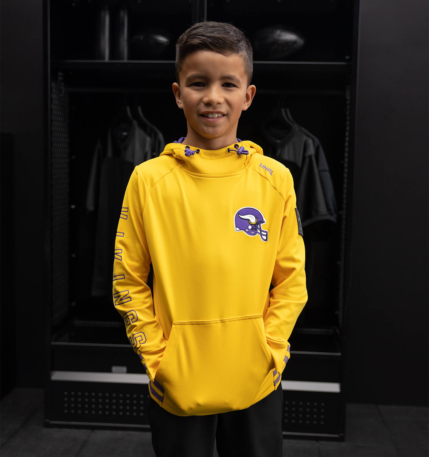 Youth UNRL x Minnesota Vikings Crossover Hoodie No. 5 - YS - UNRL