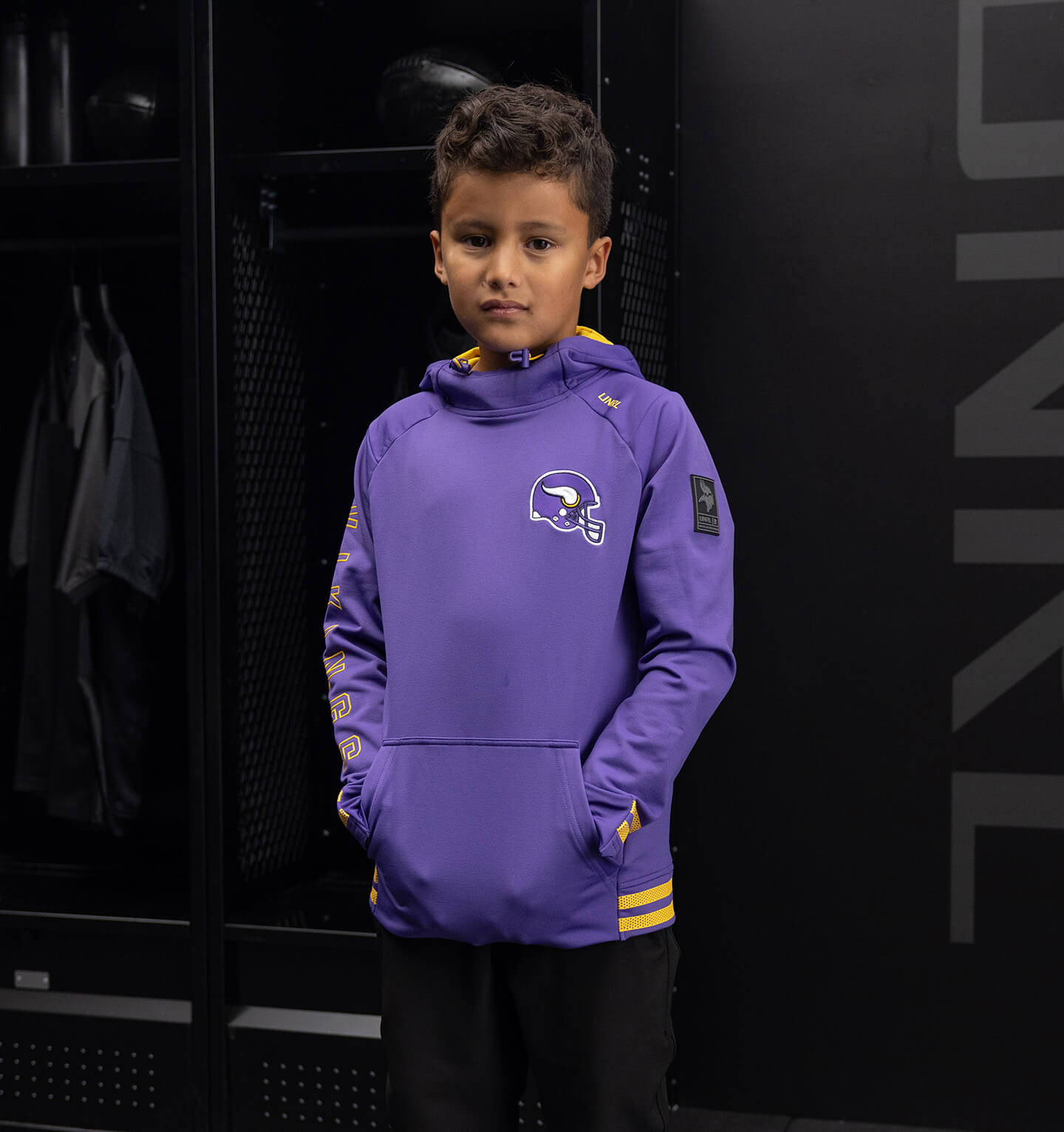 Youth UNRL x Minnesota Vikings Crossover Hoodie No. 5