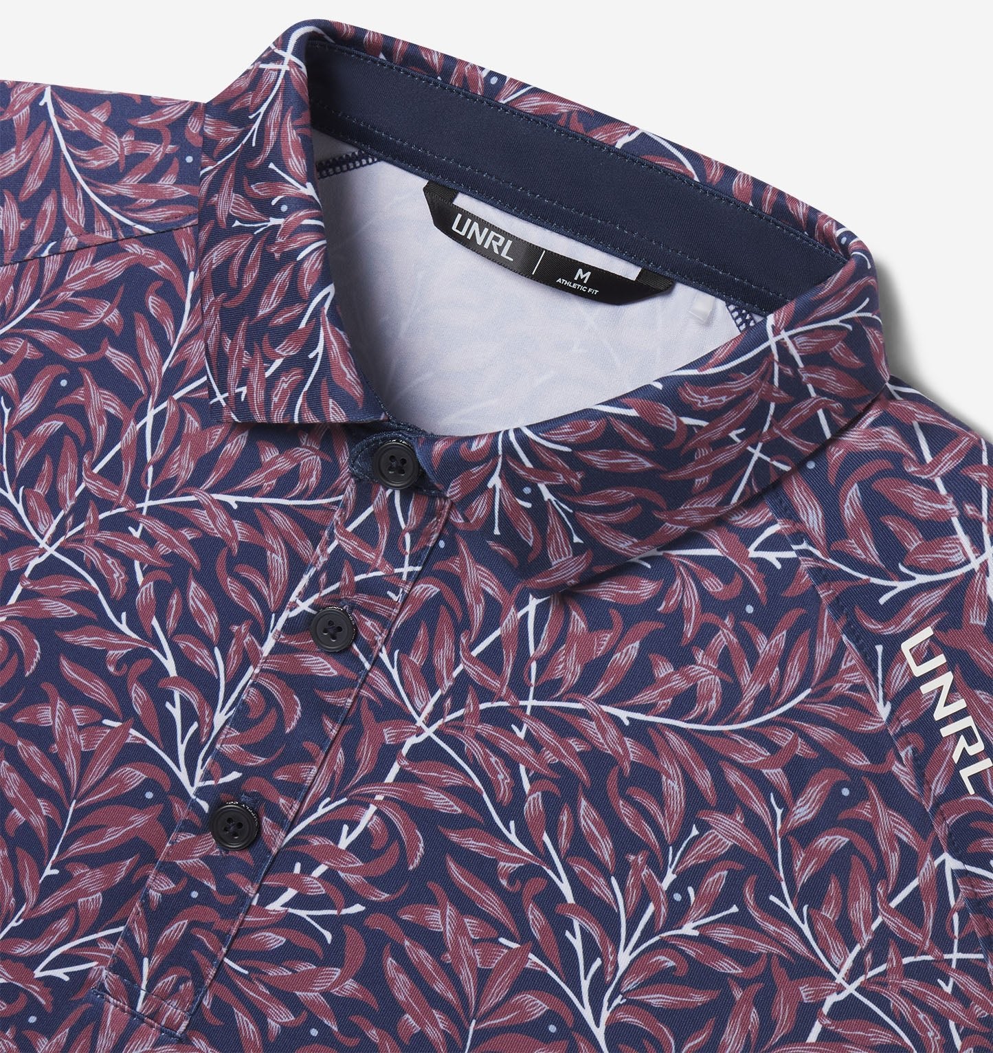Botanical Polo - Navy - Red - UNRL