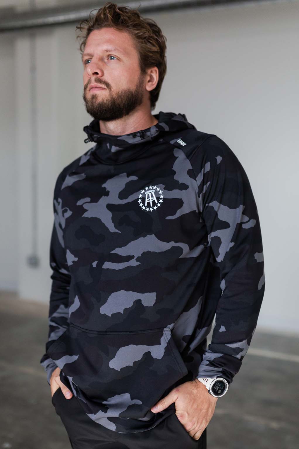 barstool camo hoodie