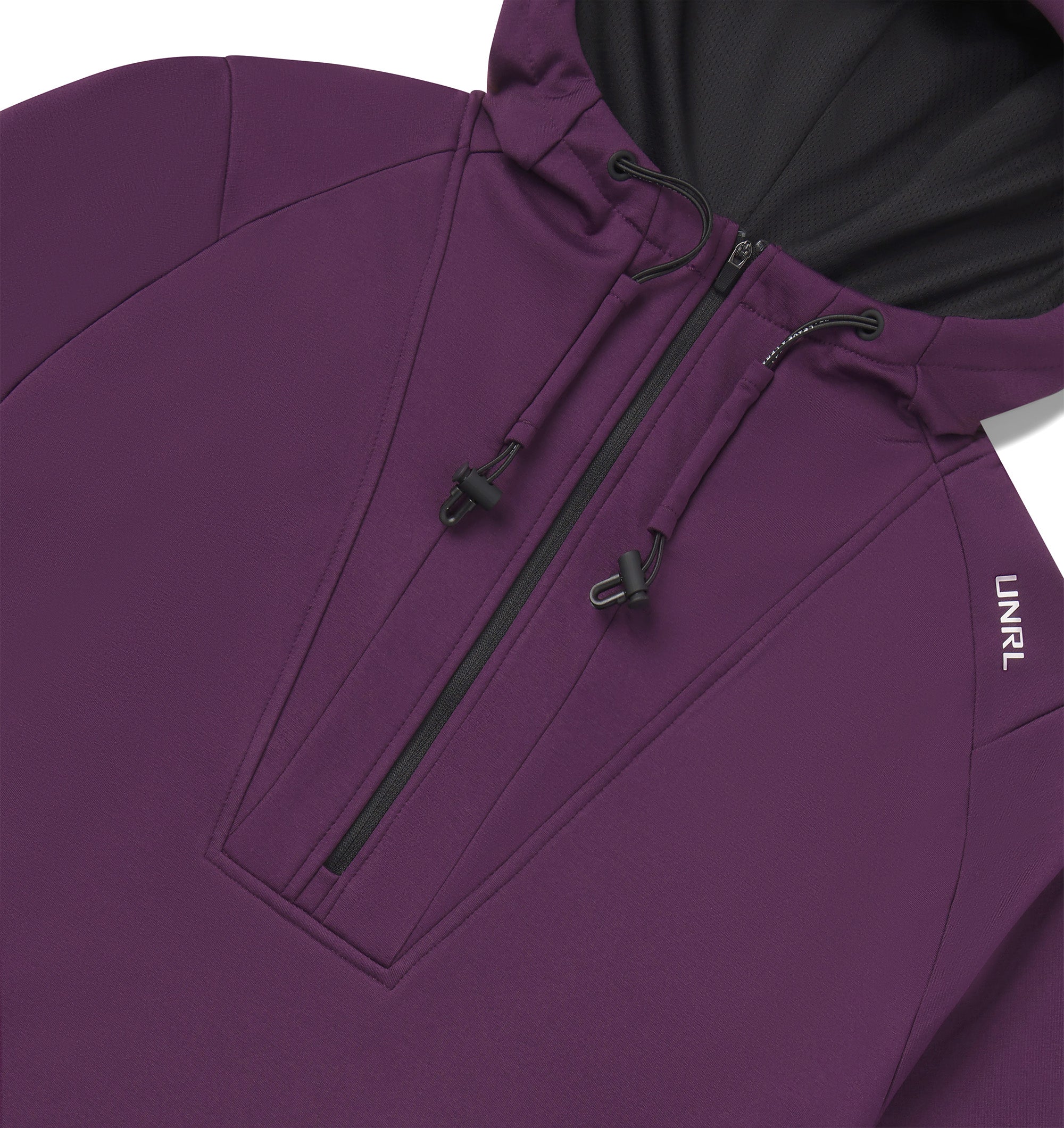 Crossover Half-Zip Hoodie