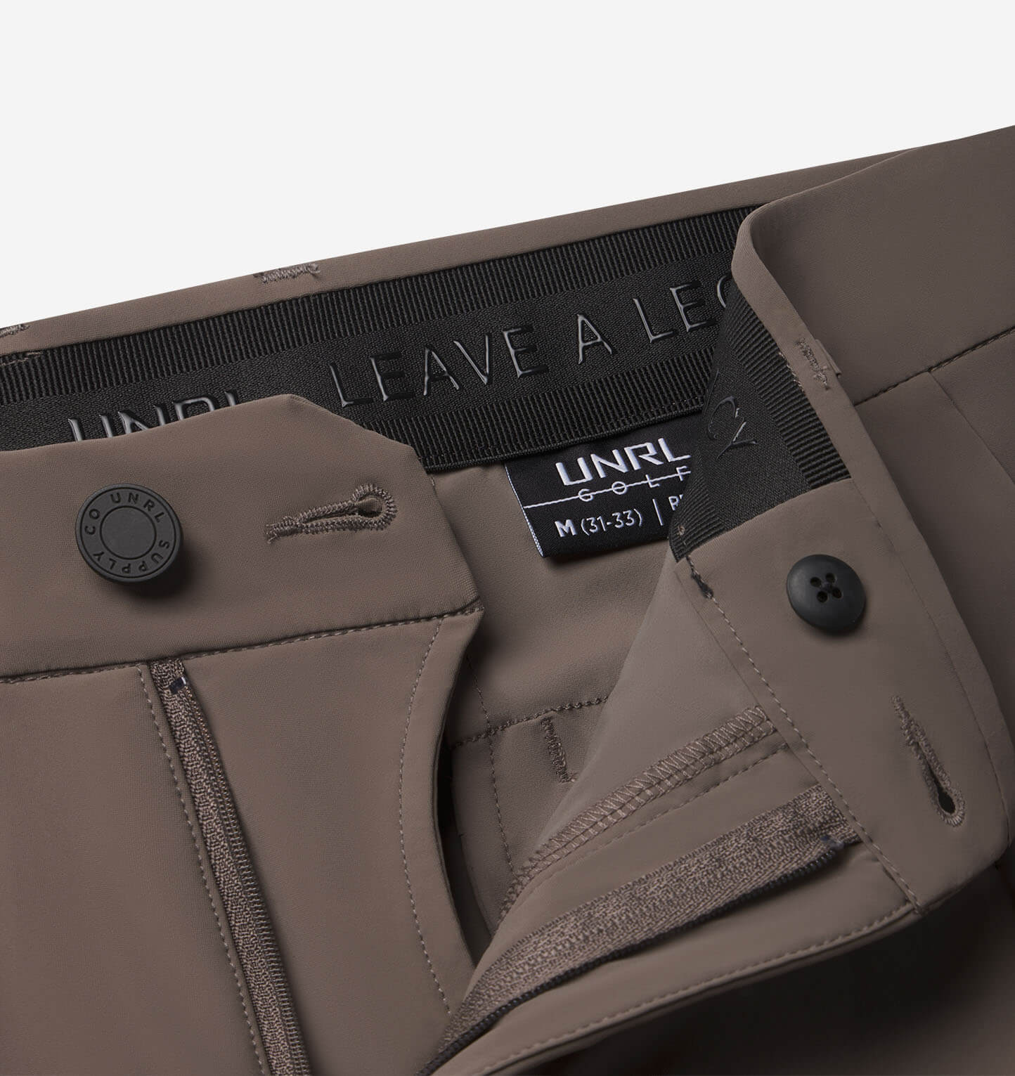 UNRL Men's Concourse Pants in Dark Tan | Size: 2XL | Short UNRL Men's Concourse Pants in Dark Tan | Size: 2XL | Short