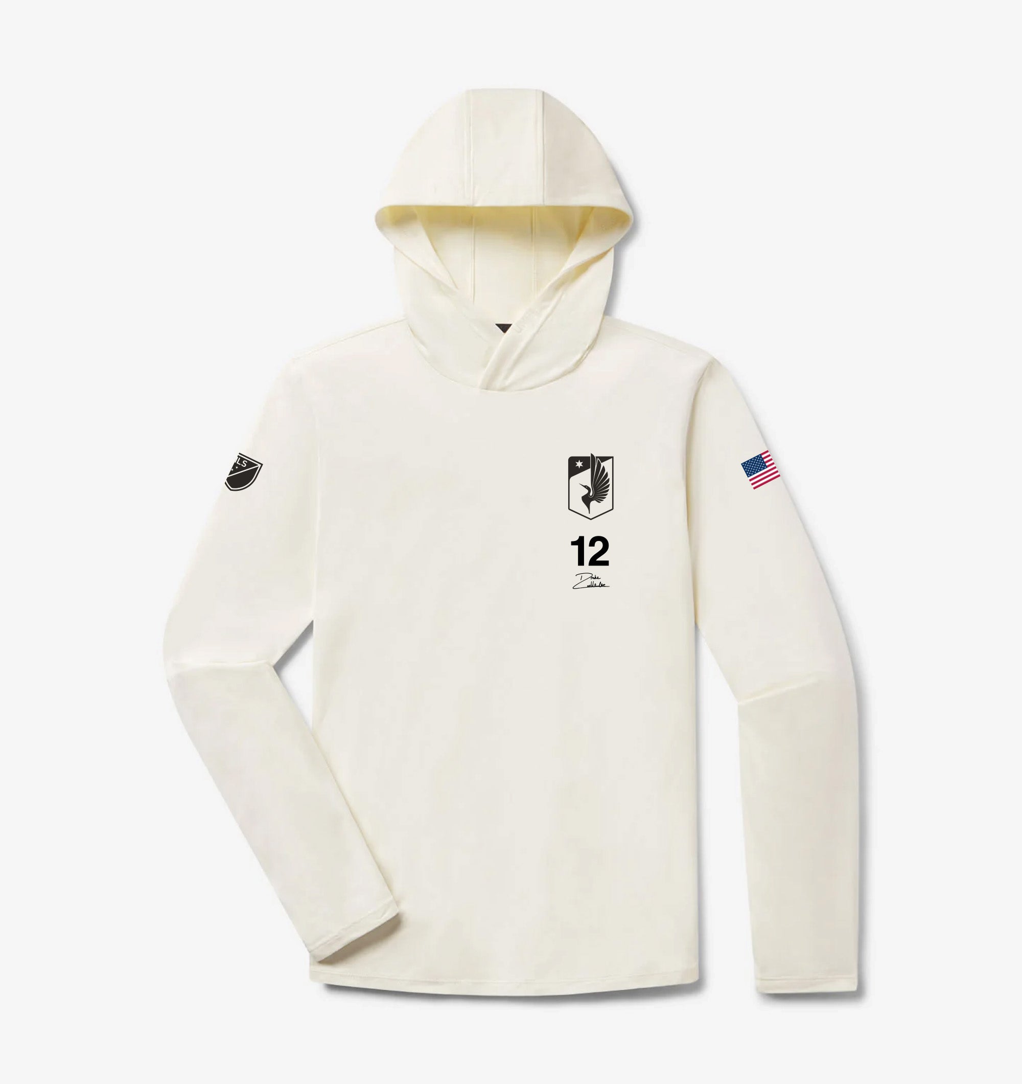 UNRL x MNUFC Callender Ultra Hooded Long Sleeve