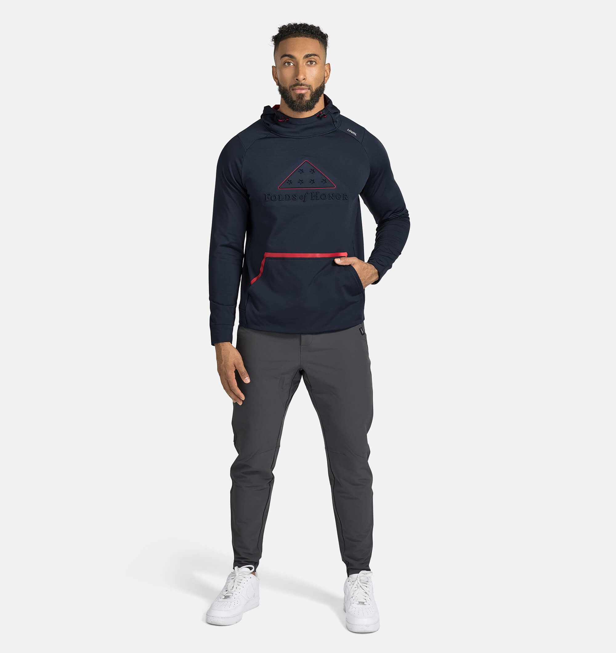 UNRL x Folds of Honor Embossed Crossover Hoodie II