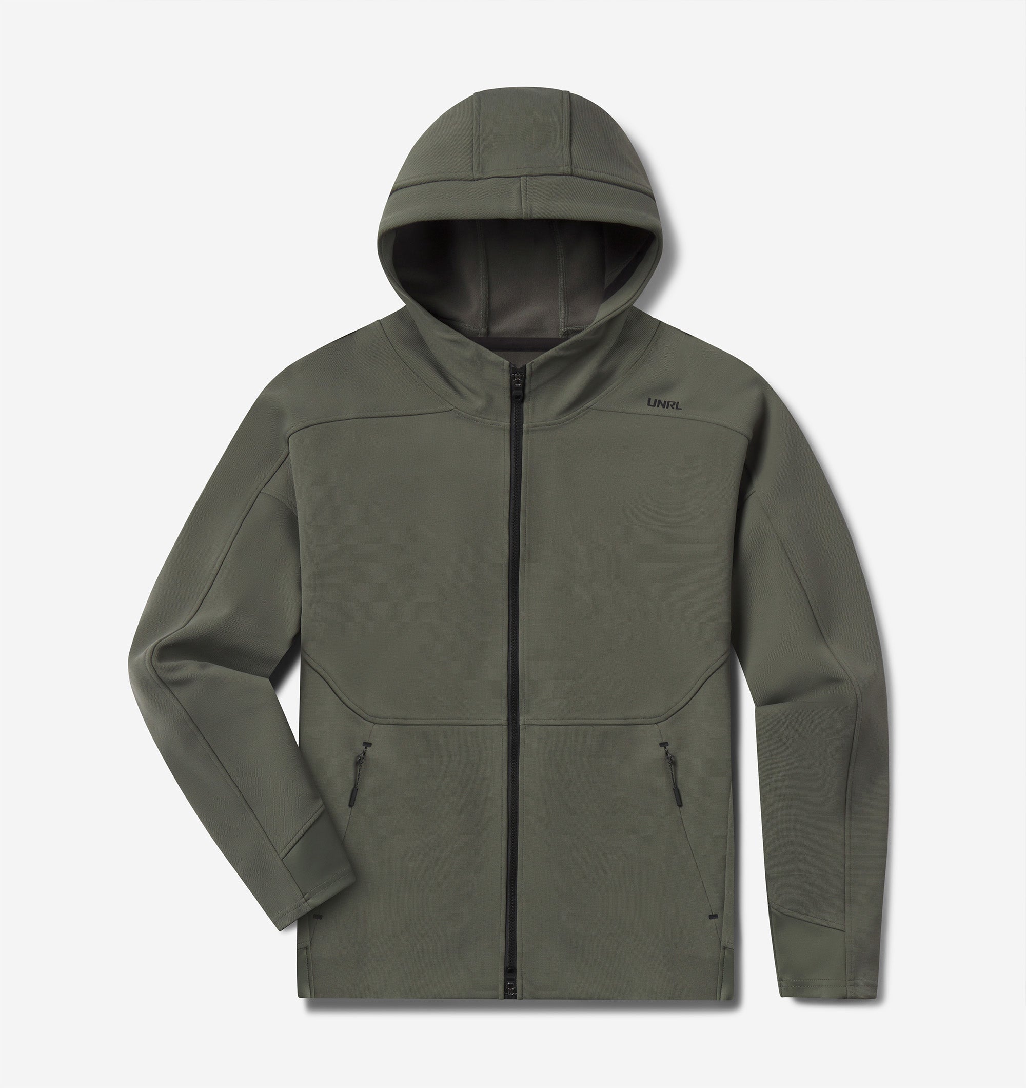 UNRL Men's Impact Full-Zip | Men's Hazel Green Sweatshirt