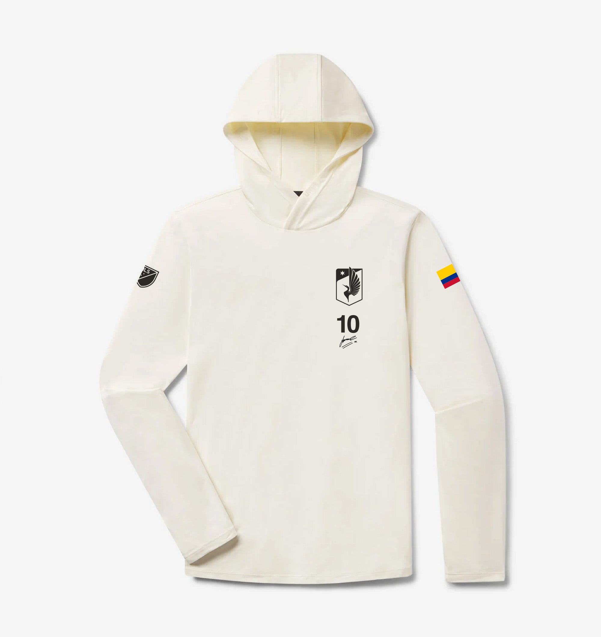 UNRL x MNUFC Rodriguez Ultra Hooded Long Sleeve