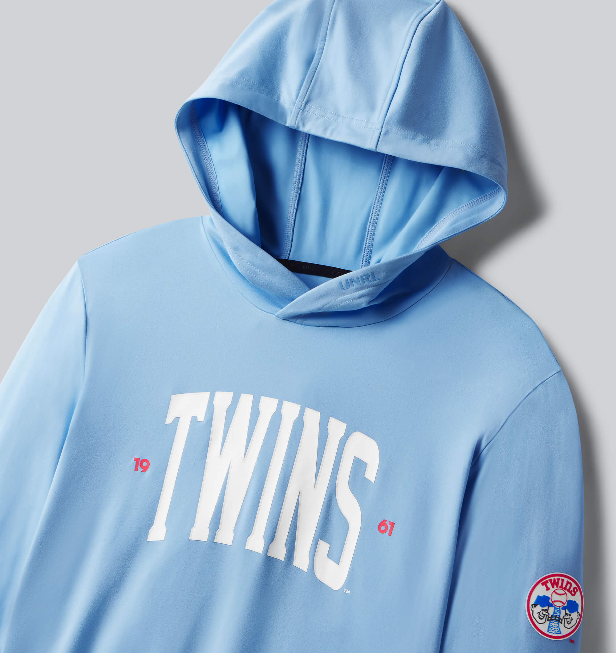 すず 様 twins light blue UNRL x Minnesota Twins Ultra Hooded Long Sleeve