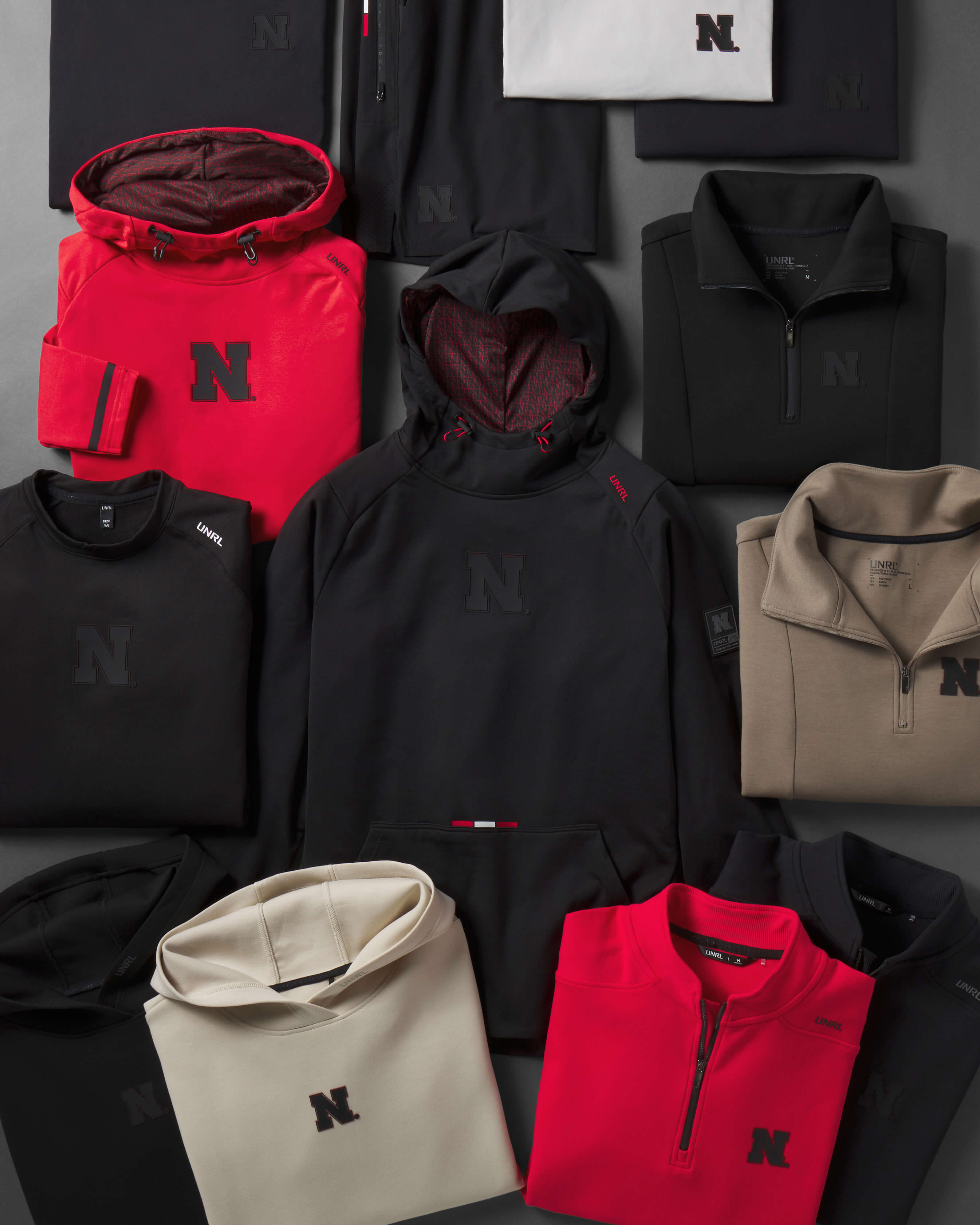 UNRL x University of Nebraska Luxbreak Half-Zip Pullover