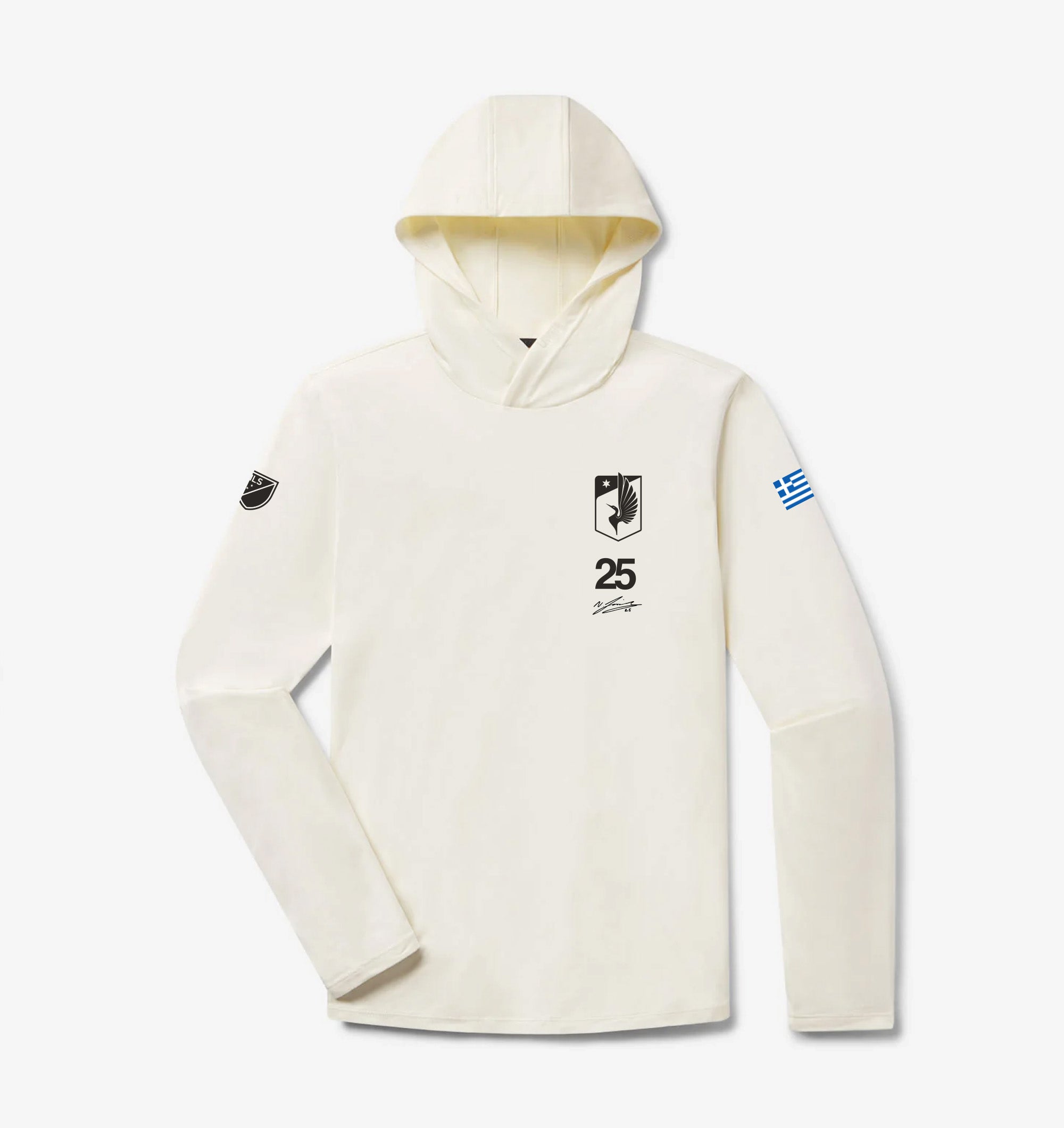 UNRL x MNUFC Triantis Ultra Hooded Long Sleeve