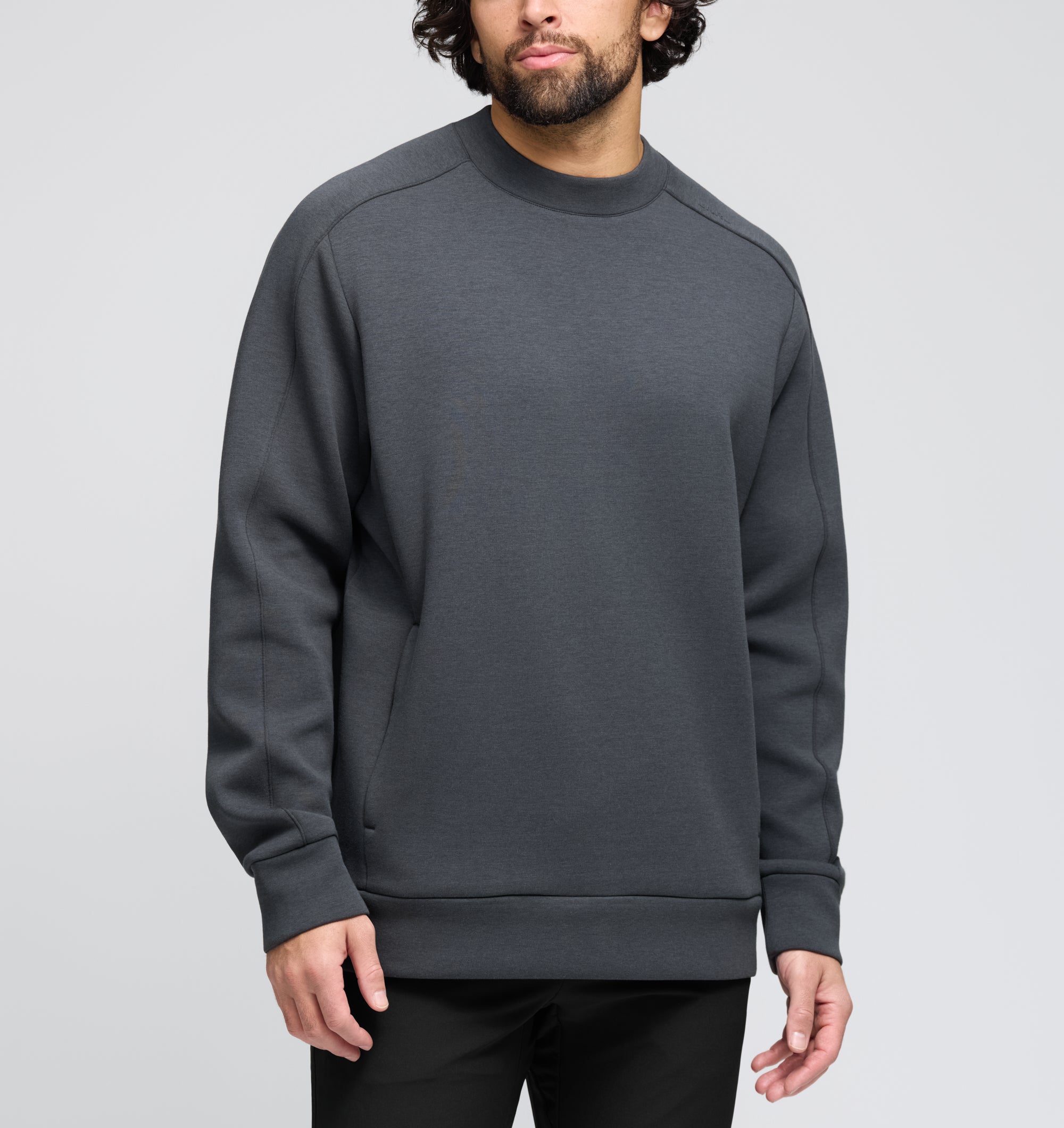 Sueded Crewneck