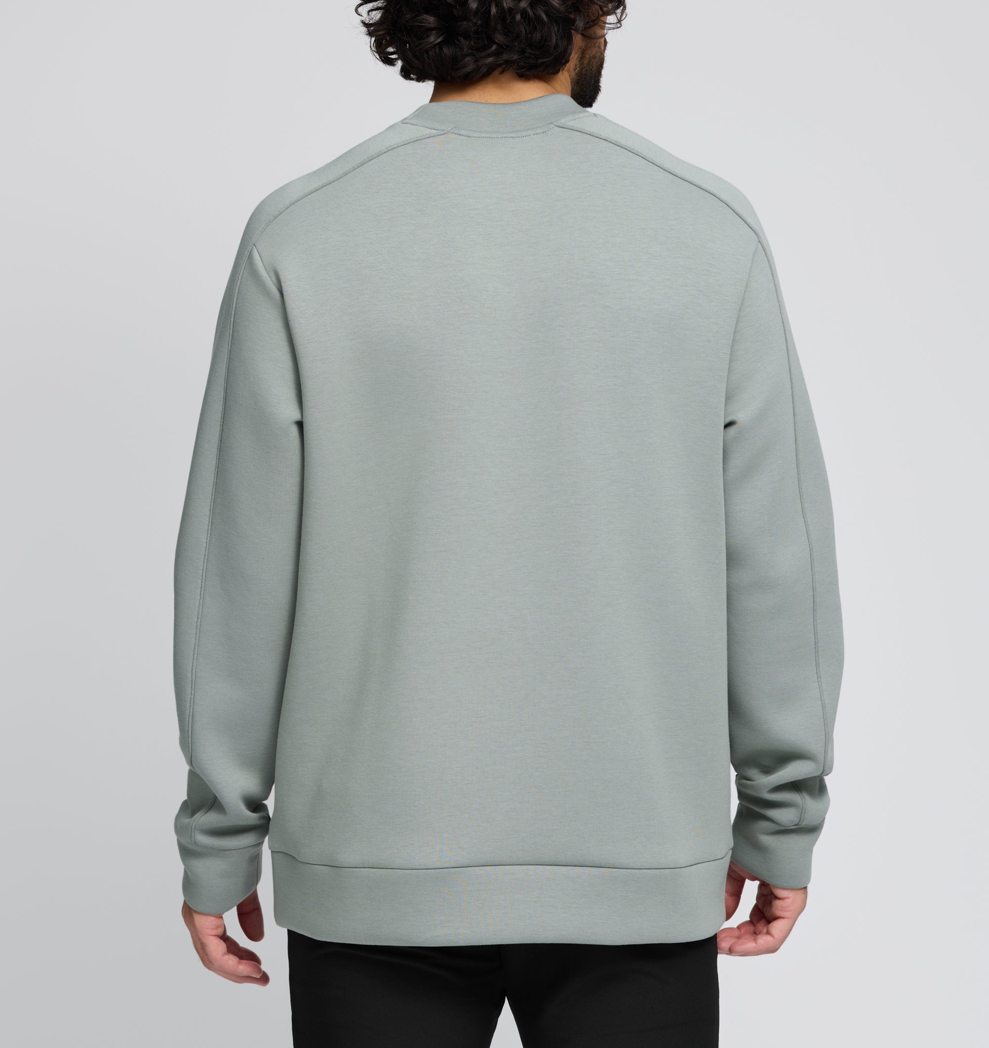 Sueded Crewneck