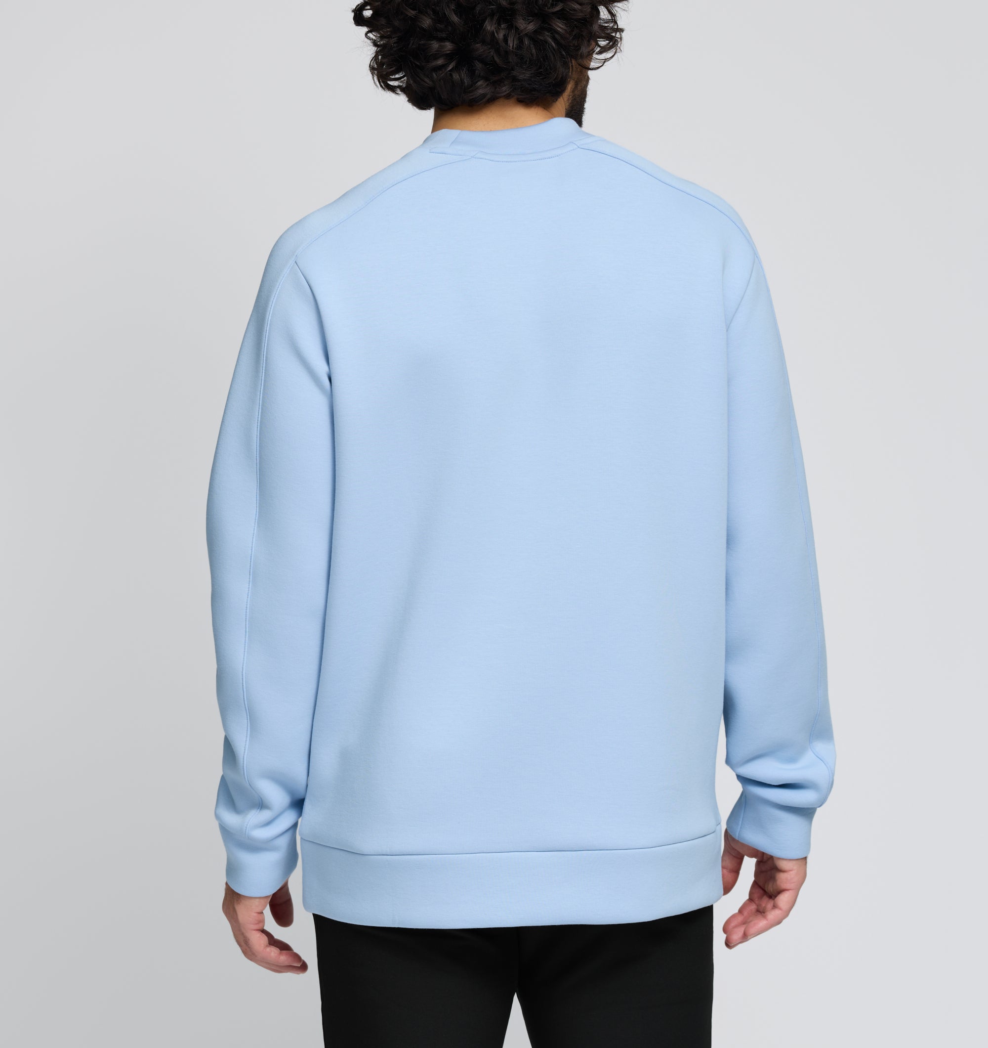 Sueded Crewneck