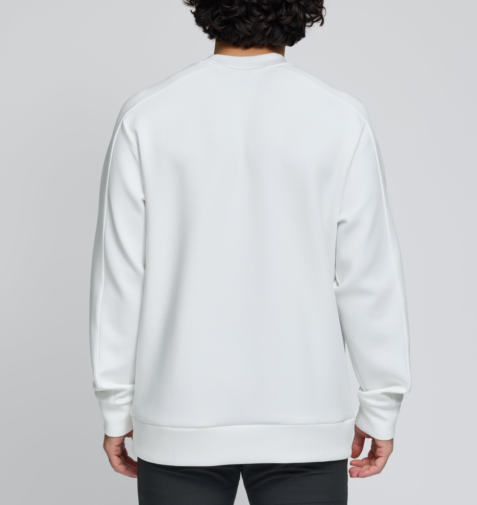Sueded Crewneck