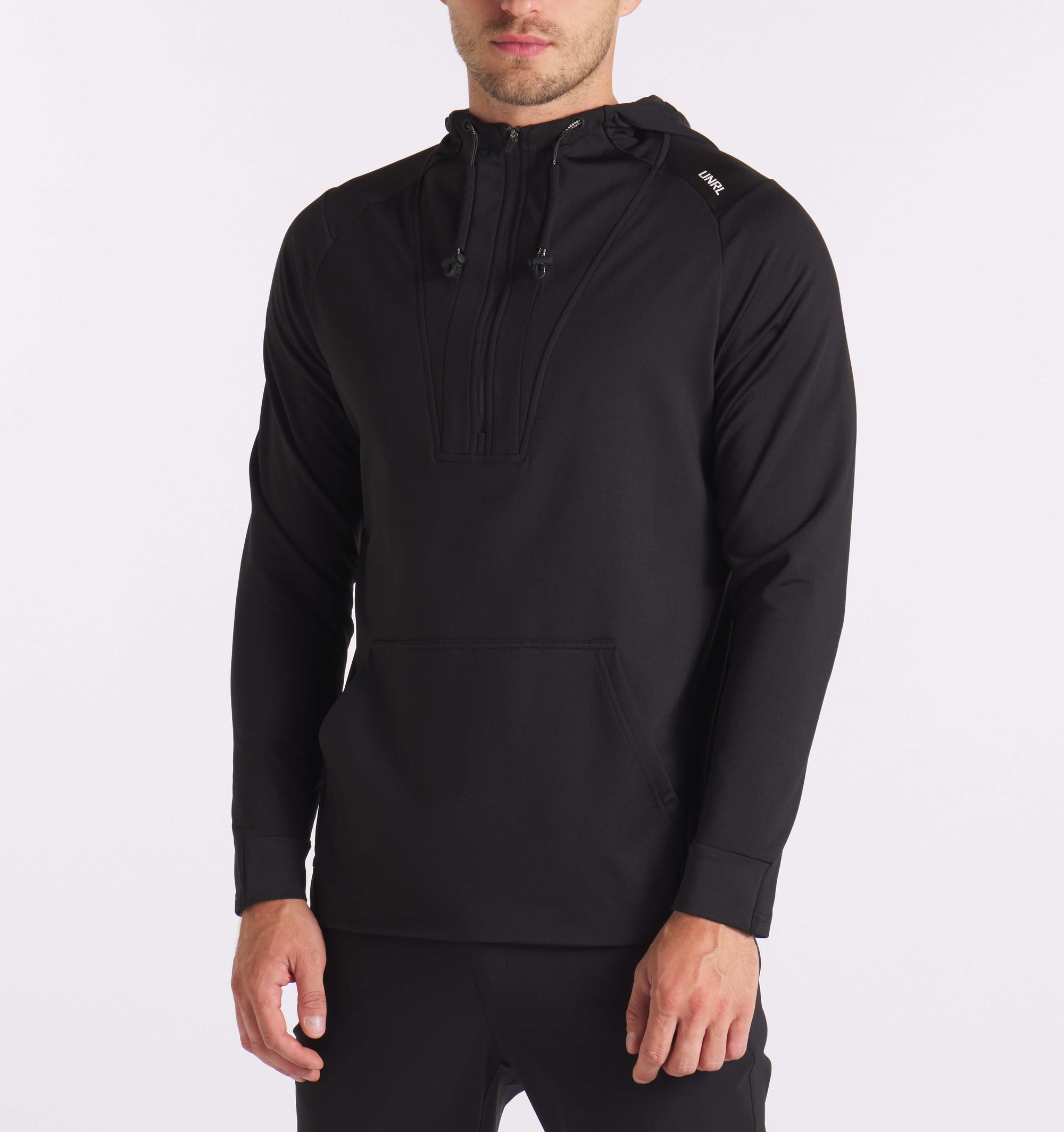 Crossover Half-Zip Hoodie