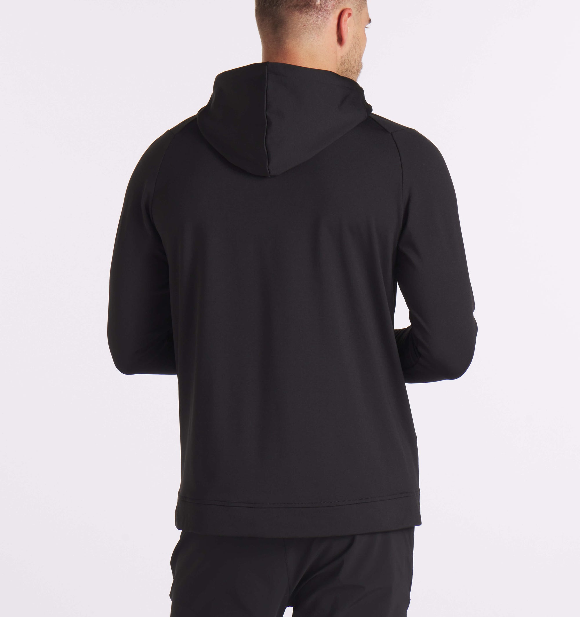 Crossover Half-Zip Hoodie