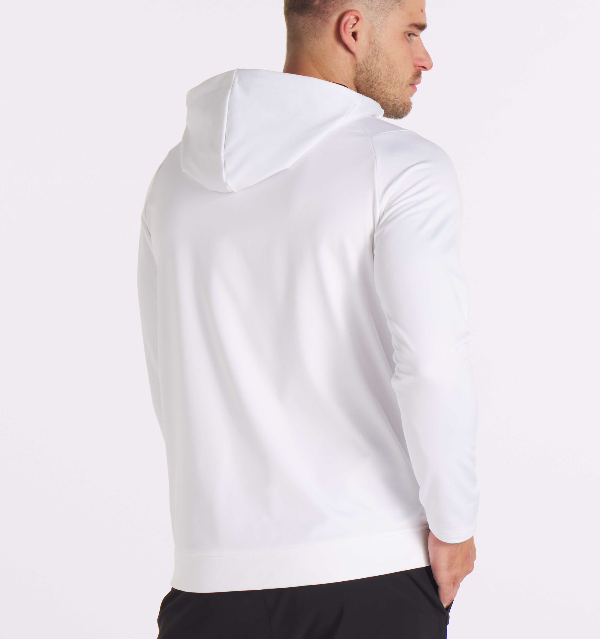 Crossover Half-Zip Hoodie