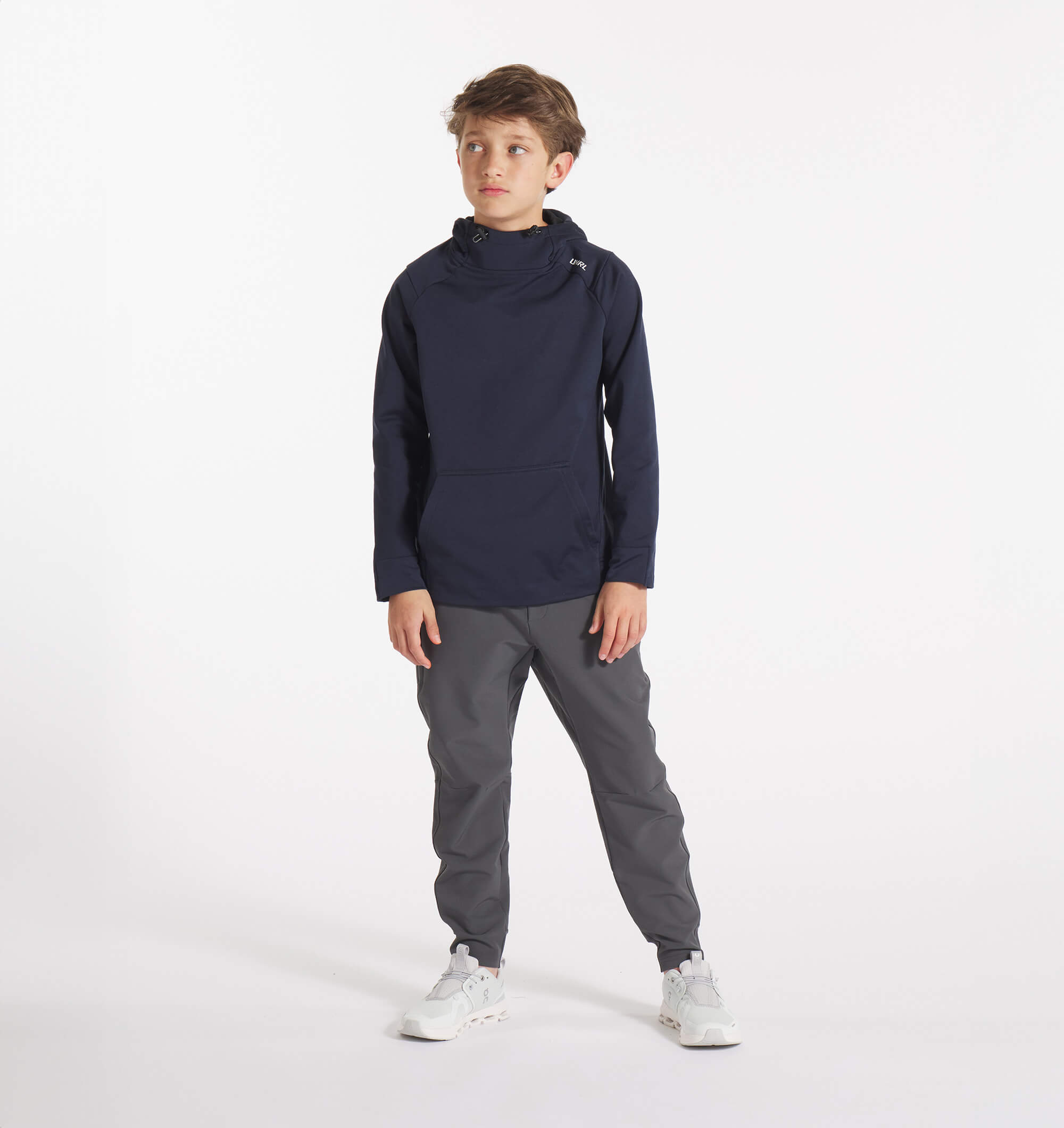 Youth Crossover Hoodie II - Navy - UNRL