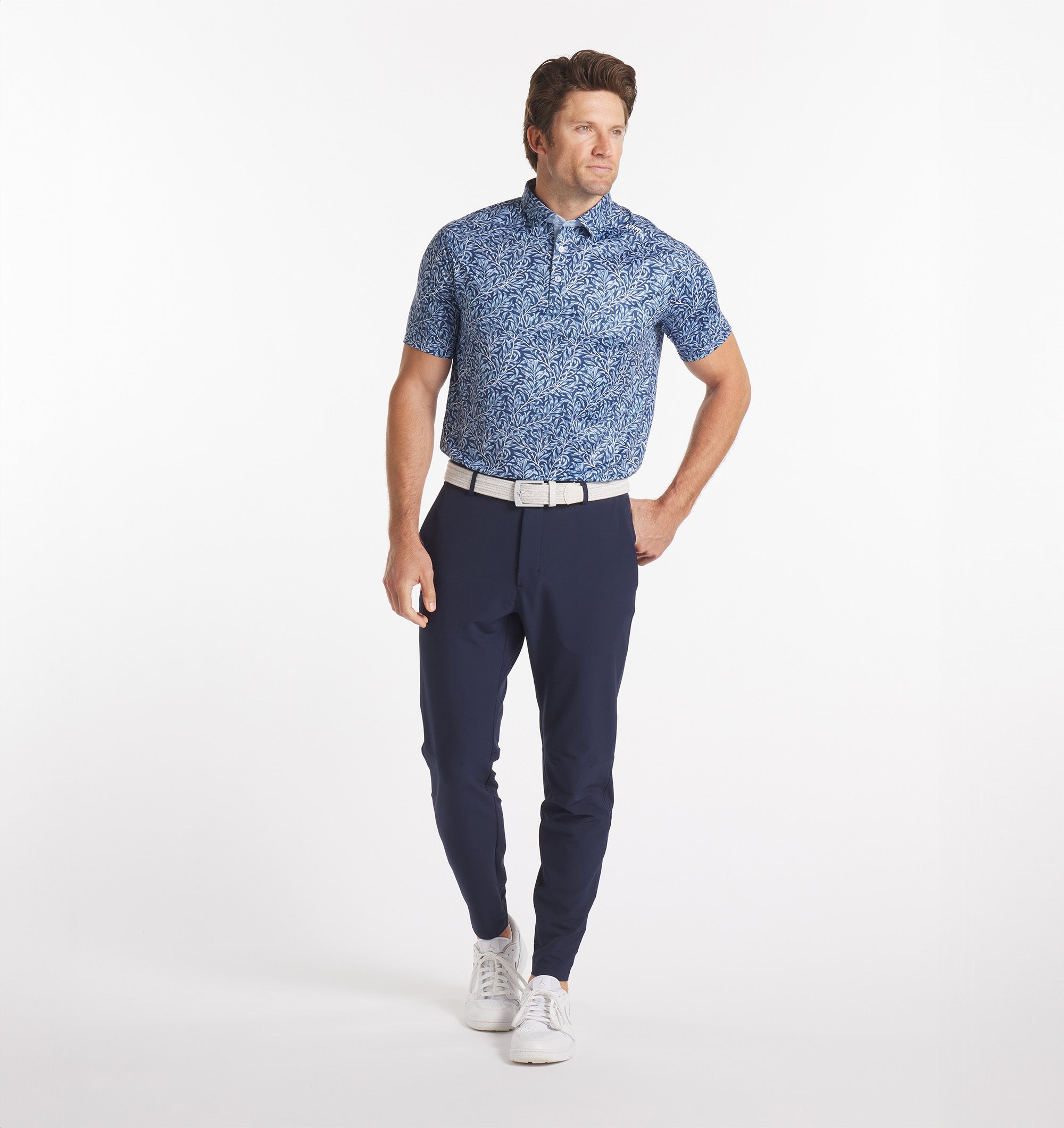 Botanical Polo - Harbor Blue - UNRL