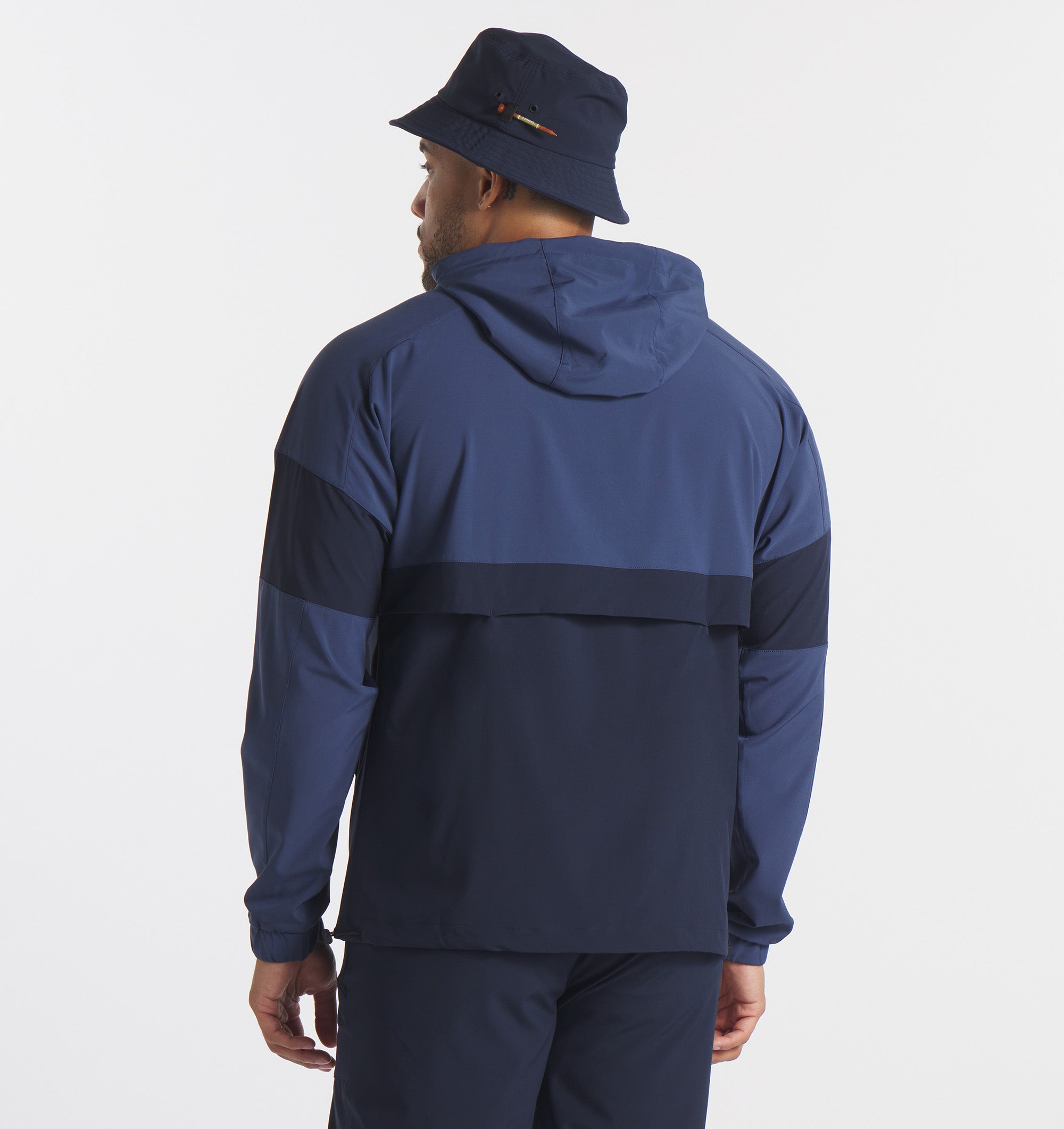 UNRL Golf DWR Track Jacket - Harbor Navy - UNRL