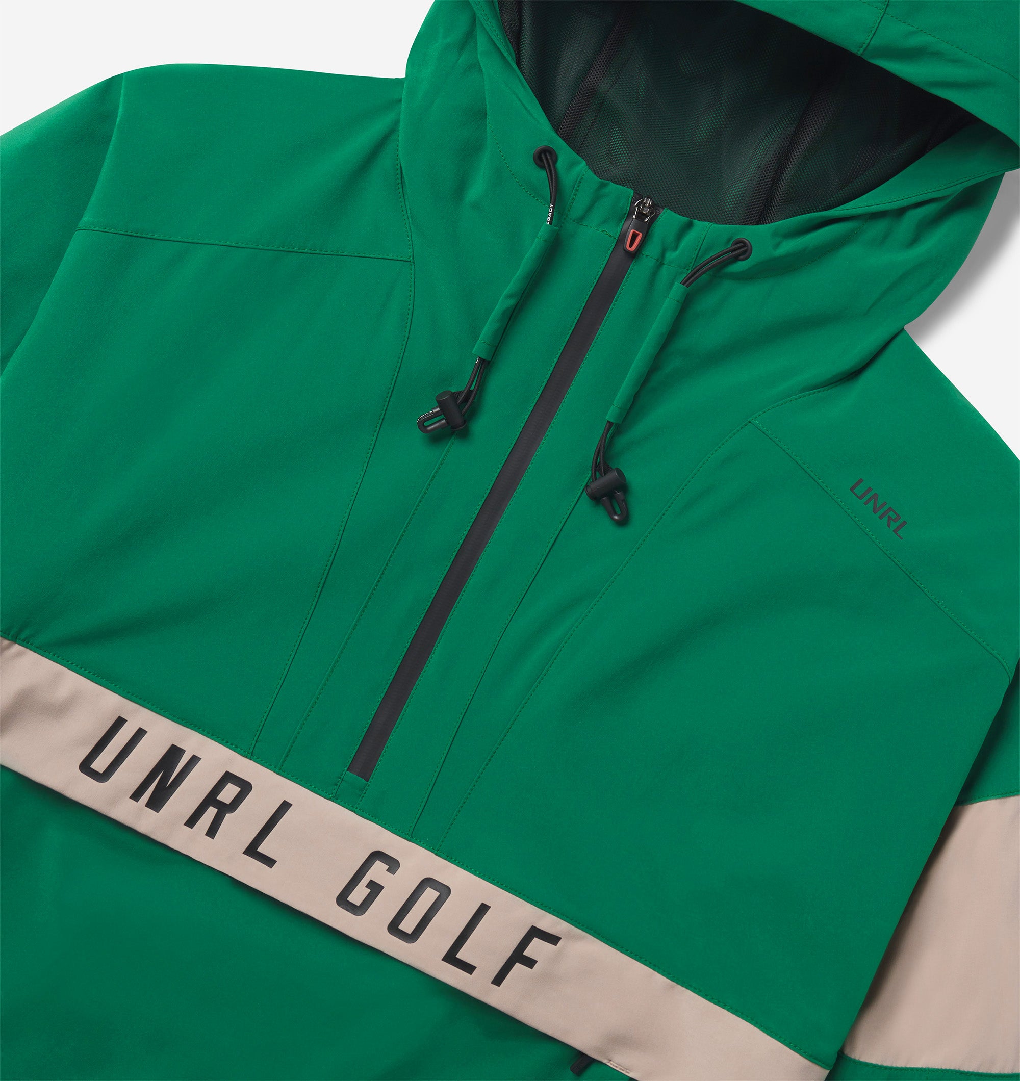 UNRL Golf DWR Track Jacket - Tourney Green - UNRL