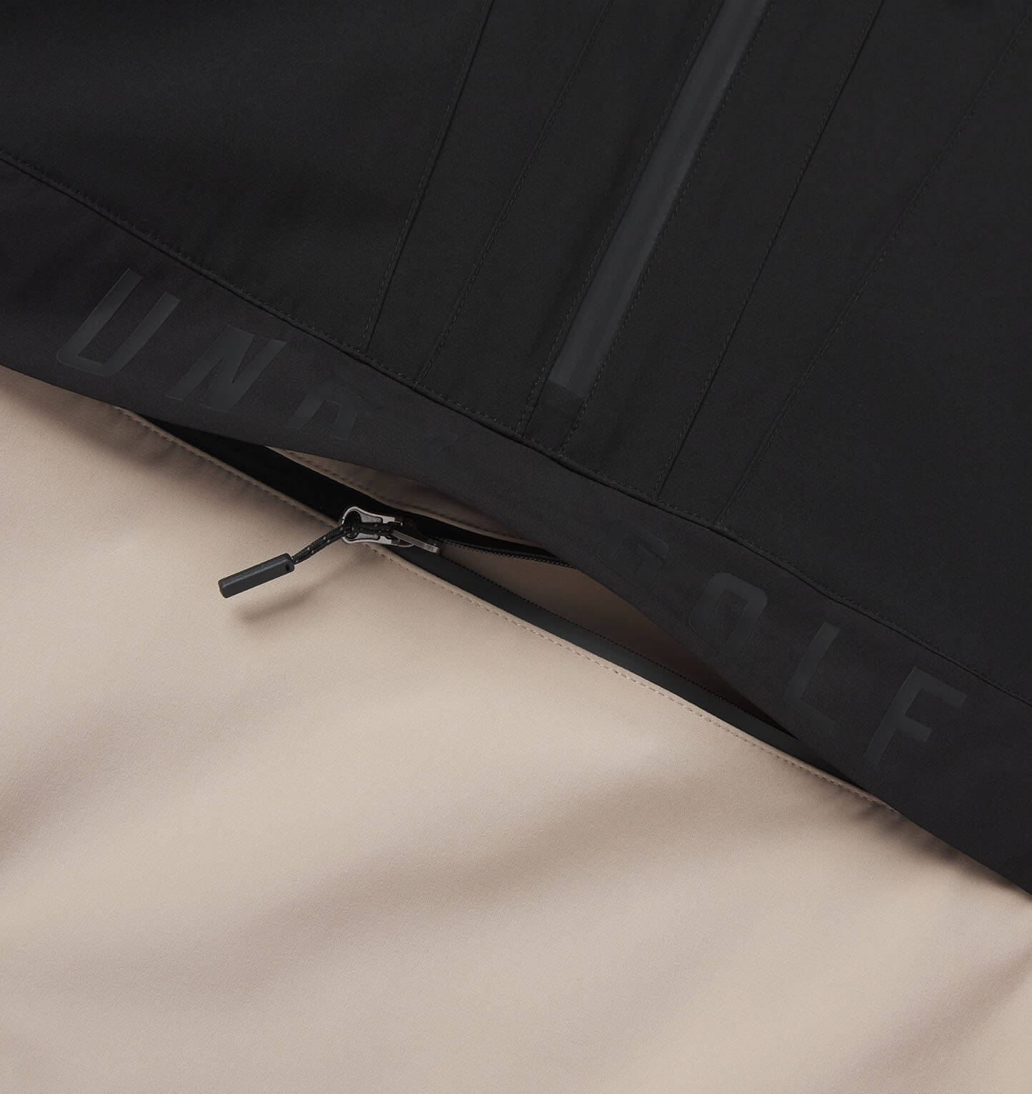 UNRL Golf DWR Track Jacket - Black Sand - UNRL