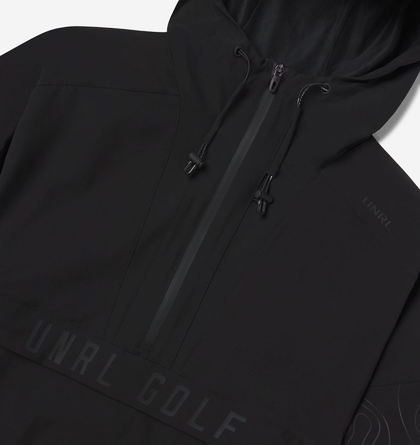 UNRL Golf DWR Track Jacket - Stealth Black - UNRL