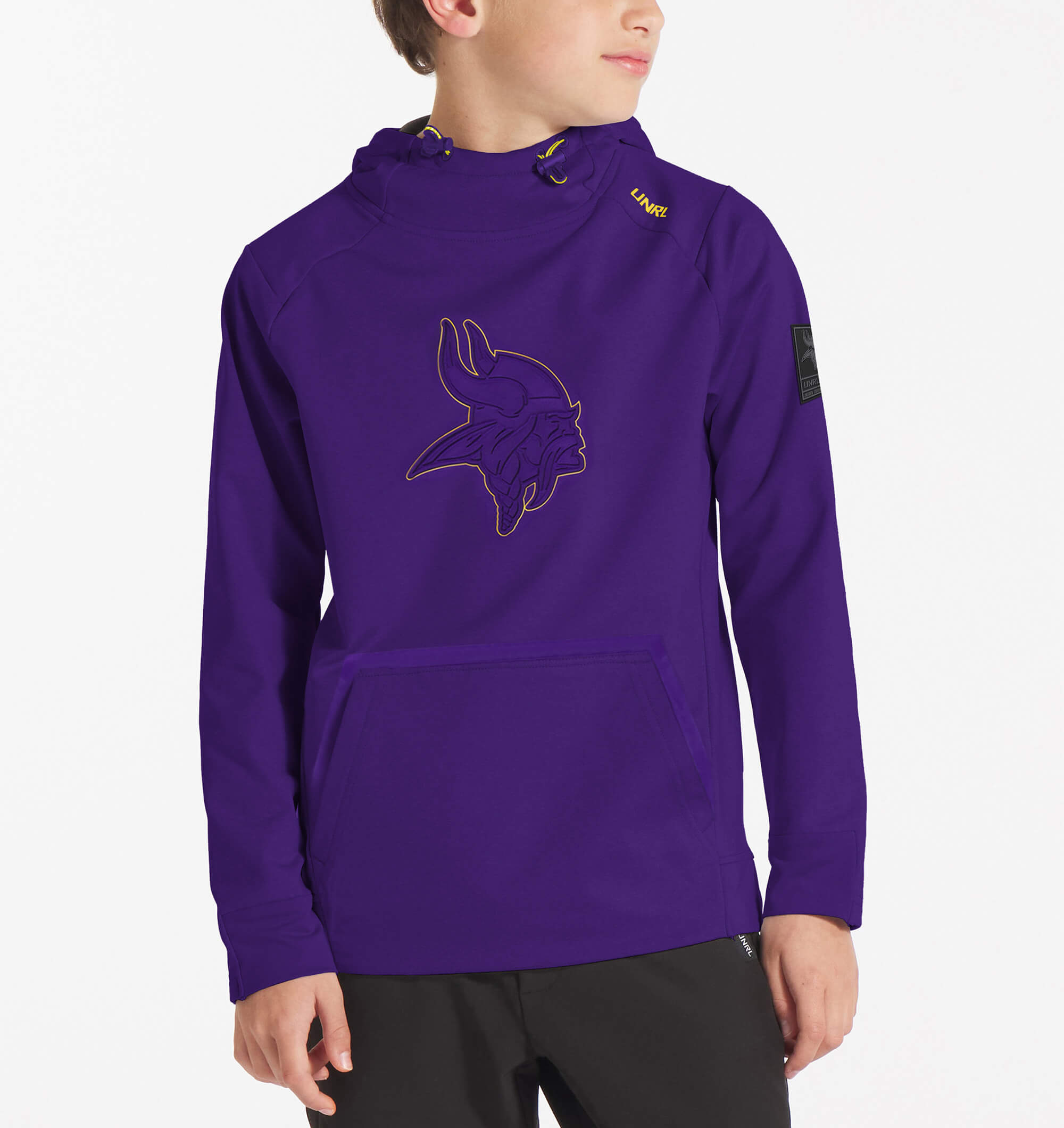UNRL x Vikings Youth Crossover Hoodie